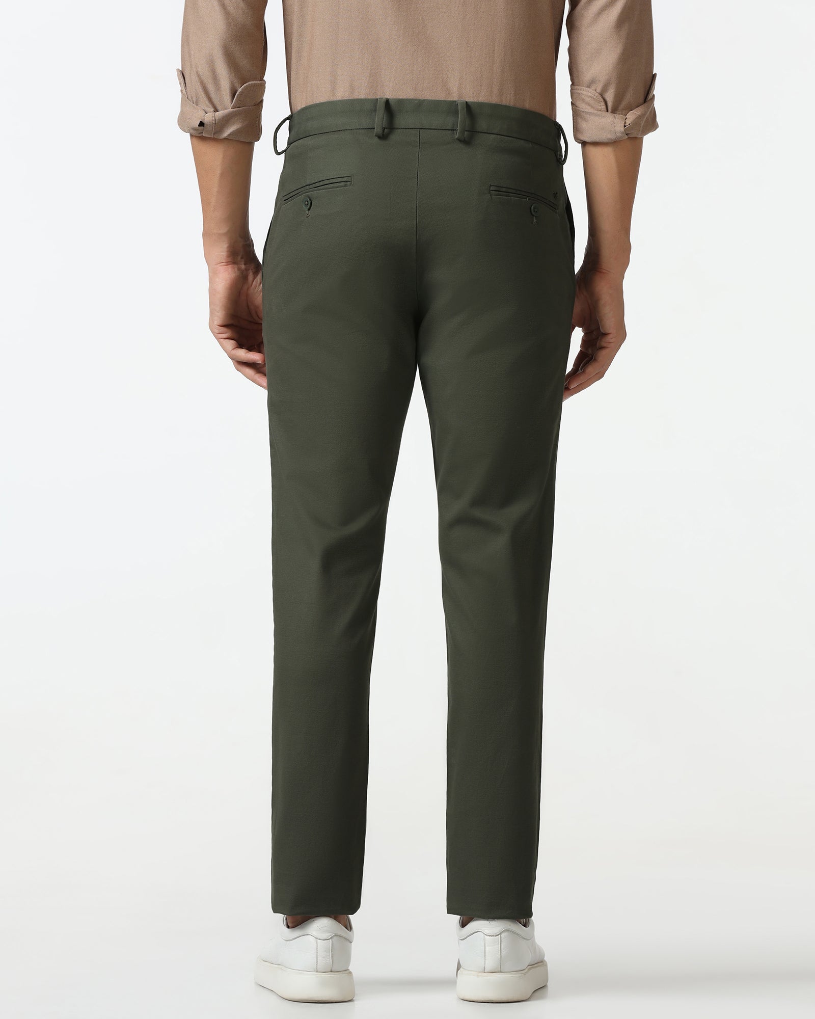 Olive Textured Khakis - Murray