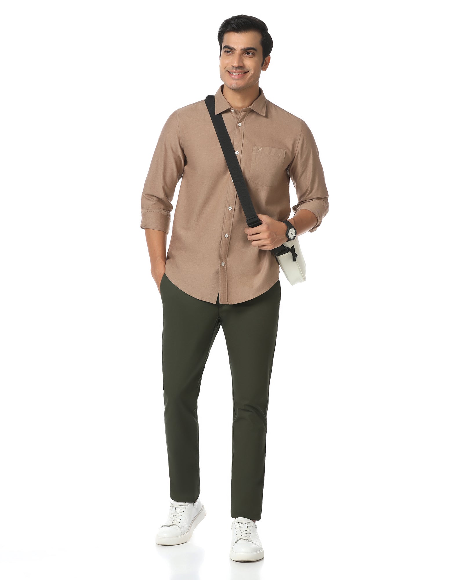 Olive Textured Khakis - Murray