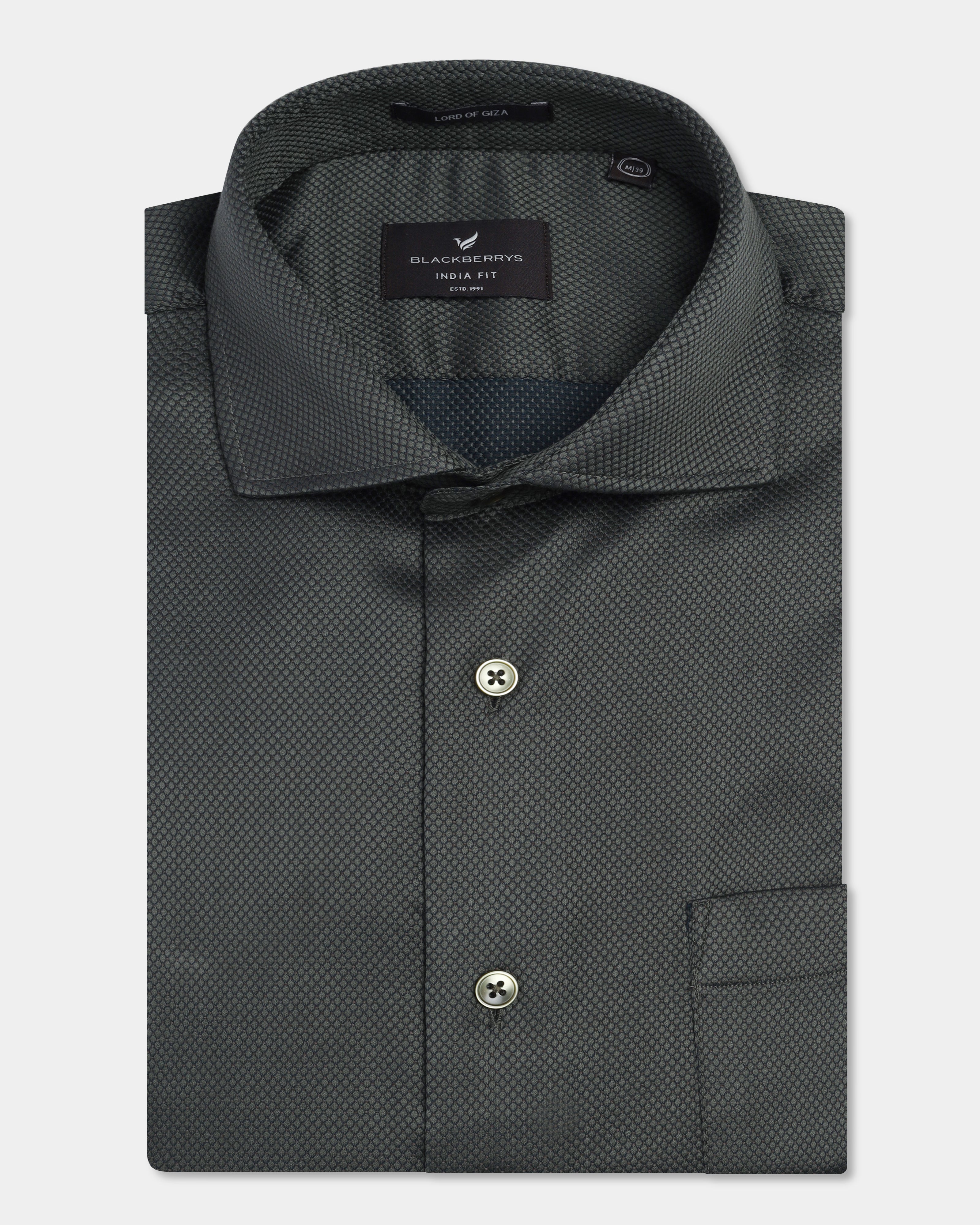 Olive Textured Shirt - Aspen