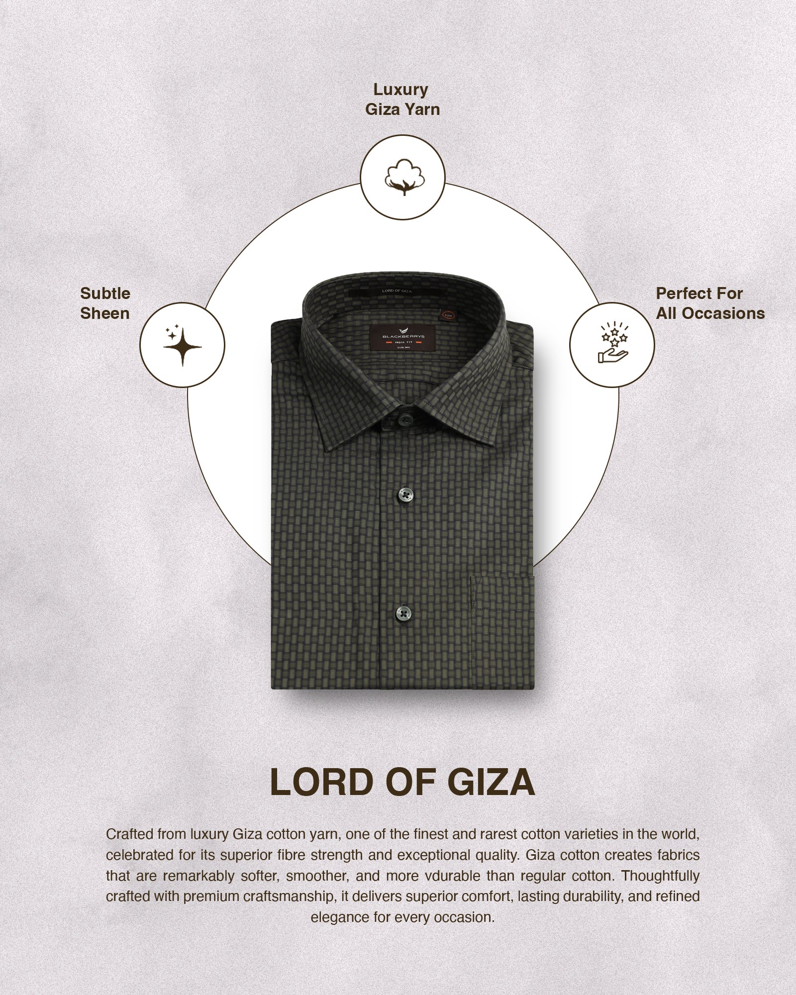 Olive Textured Shirt - Roster