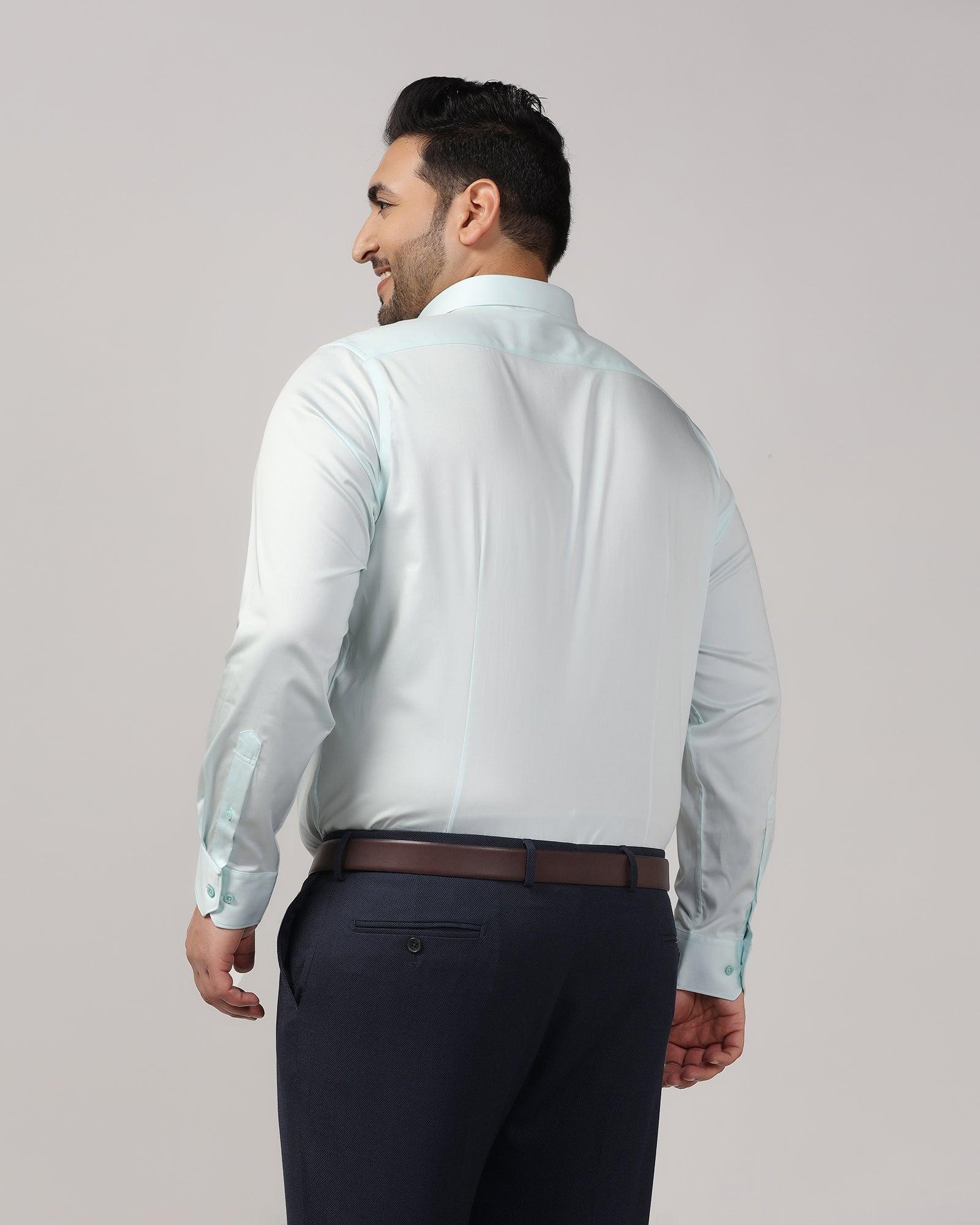 Must Haves Formal Aqua Solid Shirt - Sailor - Blackberrys