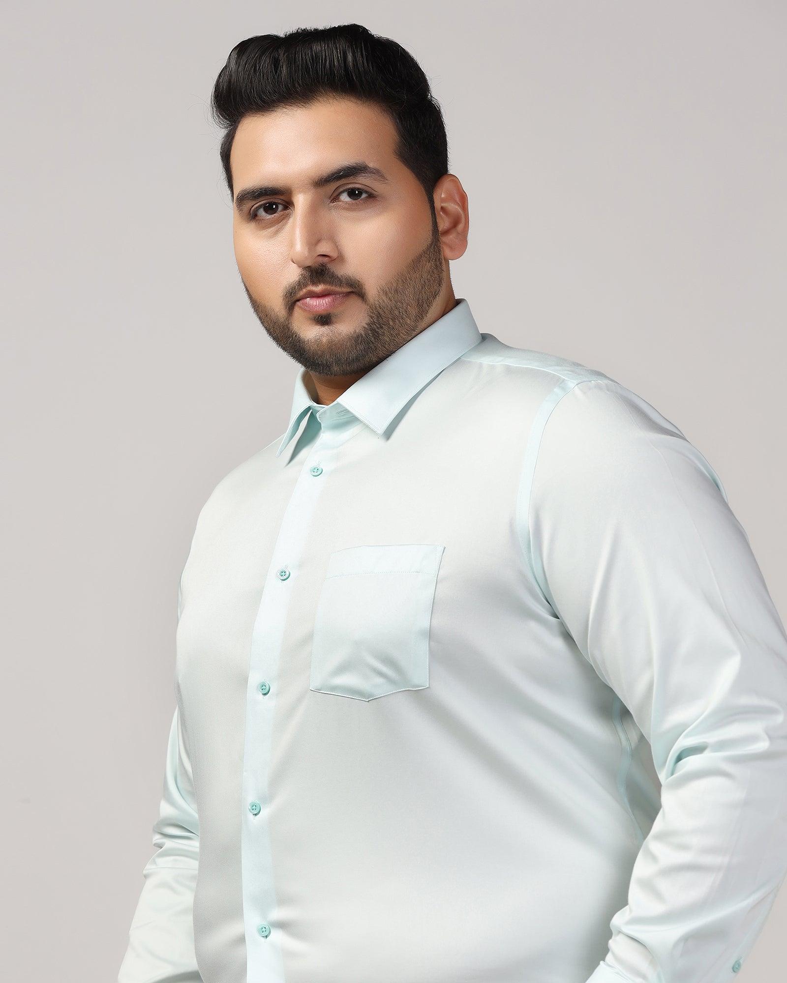 Must Haves Formal Aqua Solid Shirt - Sailor - Blackberrys