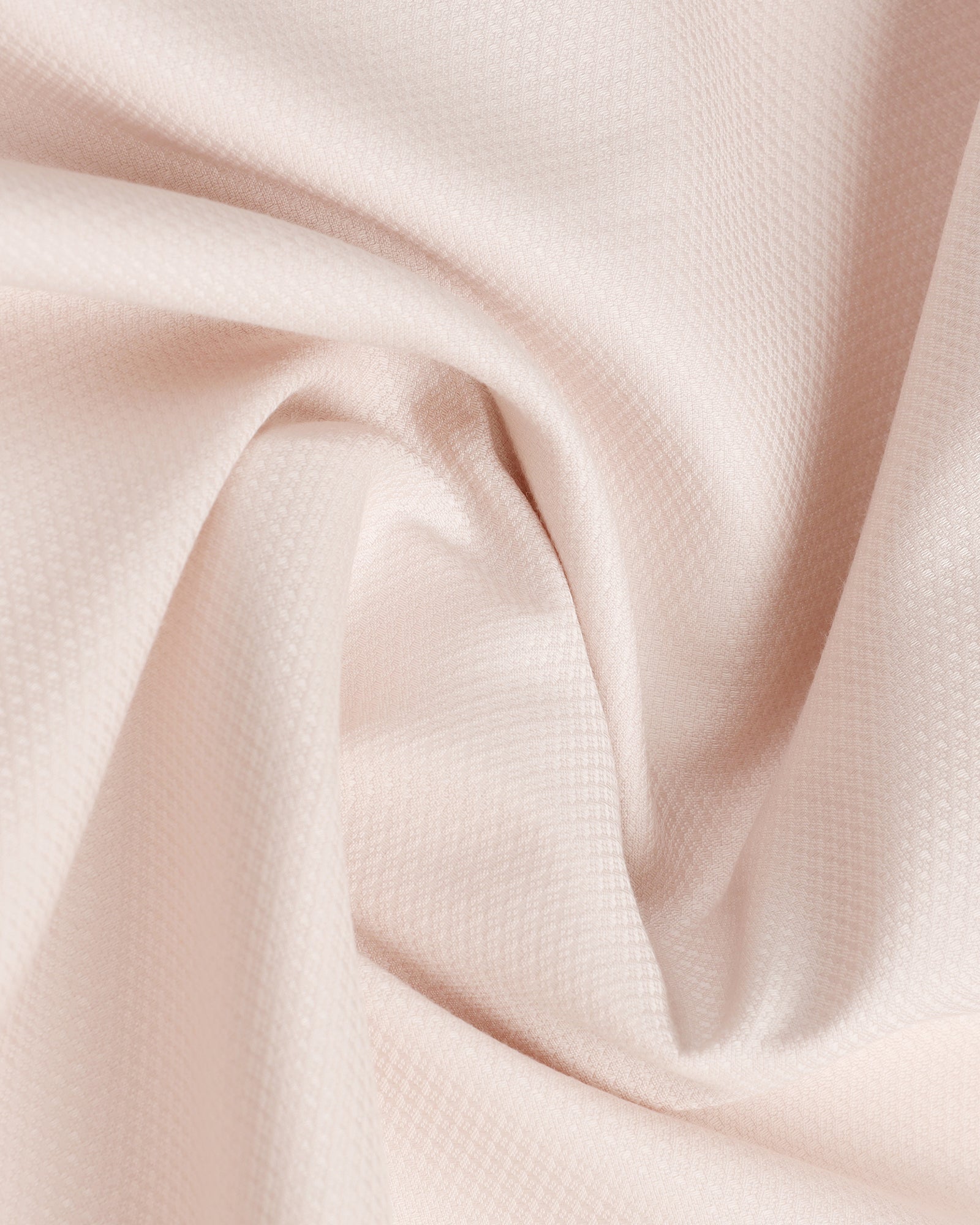 Peach Non Iron Textured Shirt - E31