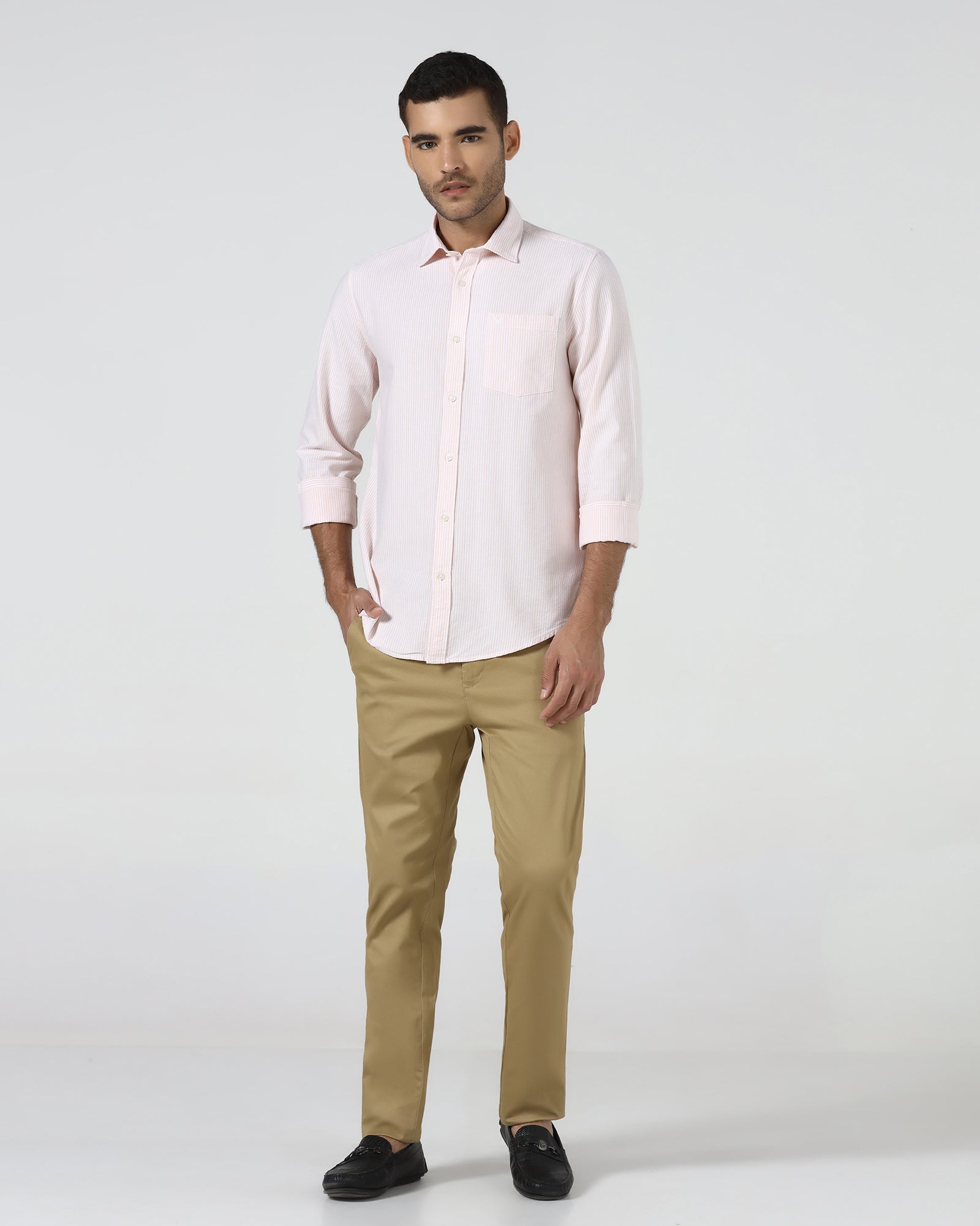 Peach Stripe Shirt - Lafer