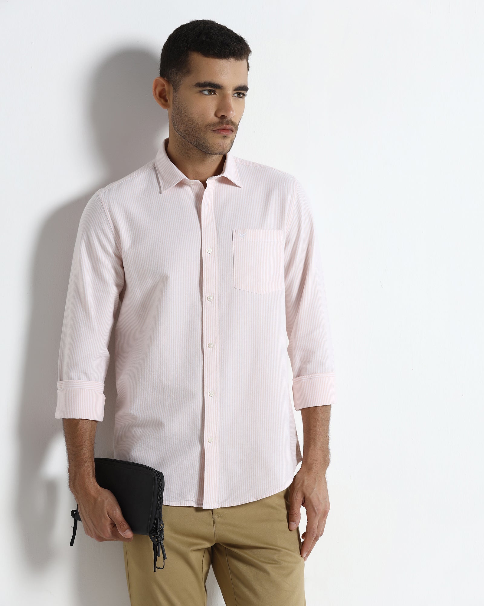 Peach Stripe Shirt - Lafer