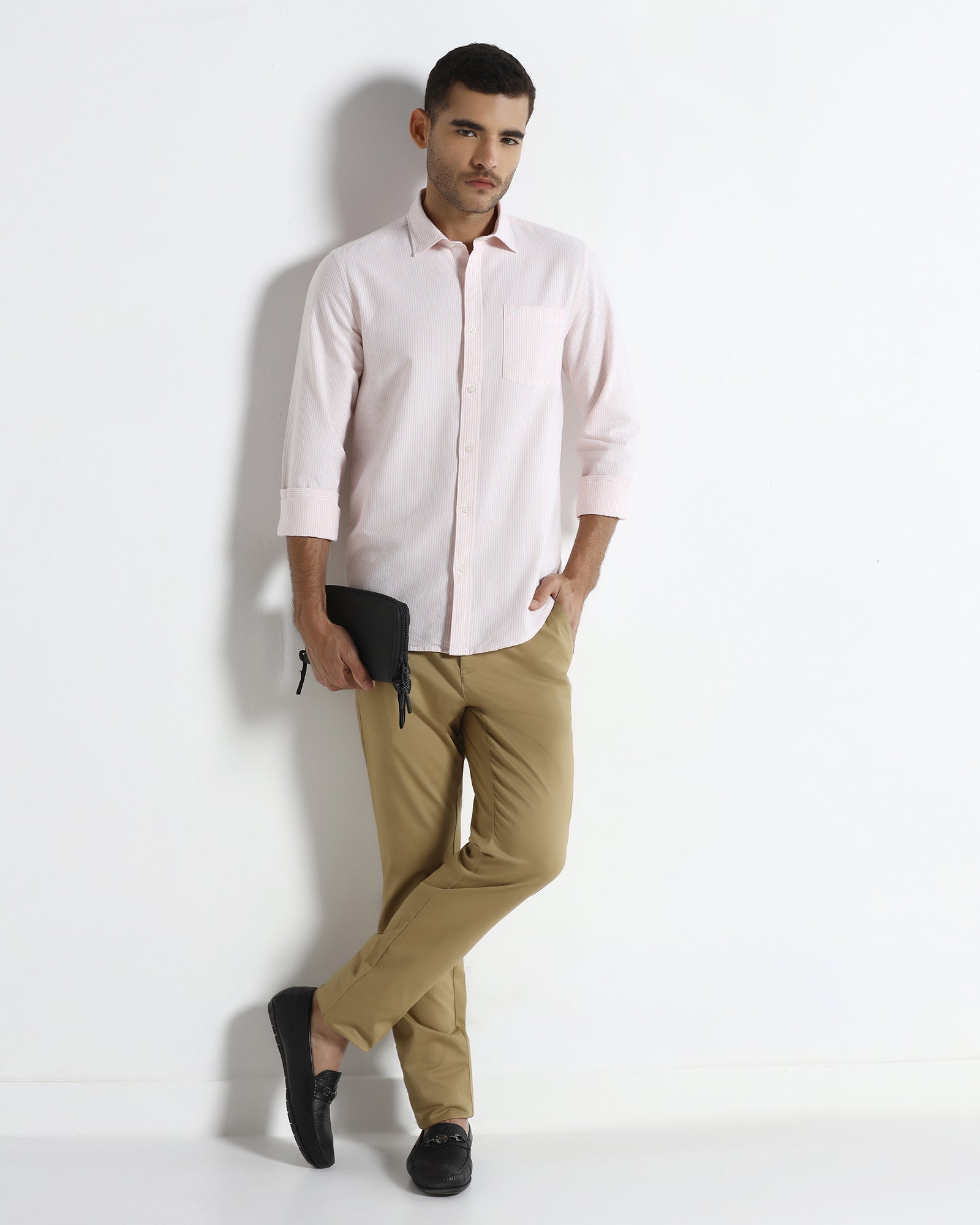 Peach Stripe Shirt - Lafer