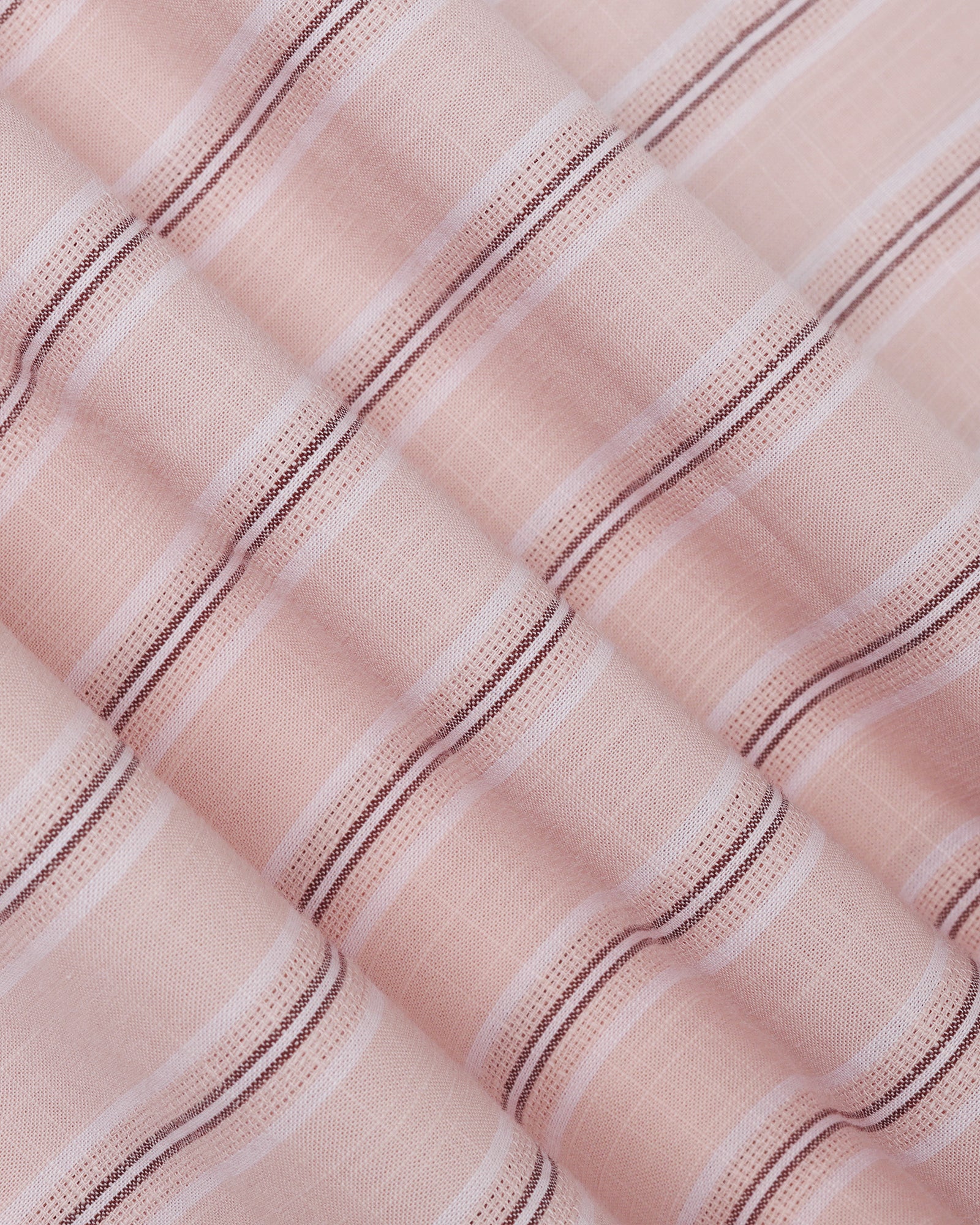 Peach Stripe Shirt - Lekor