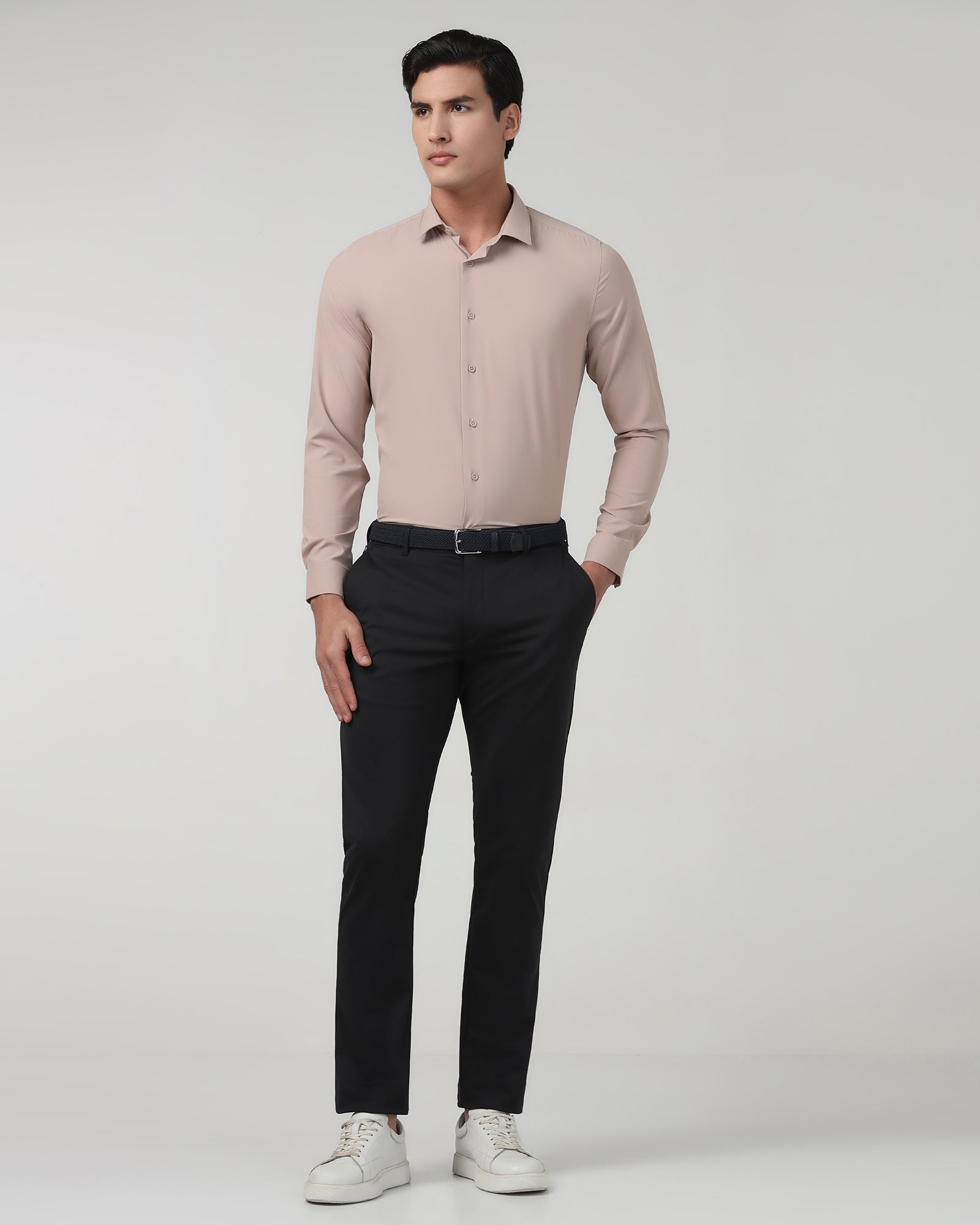 Peach TechPro Solid Shirt - Shephard