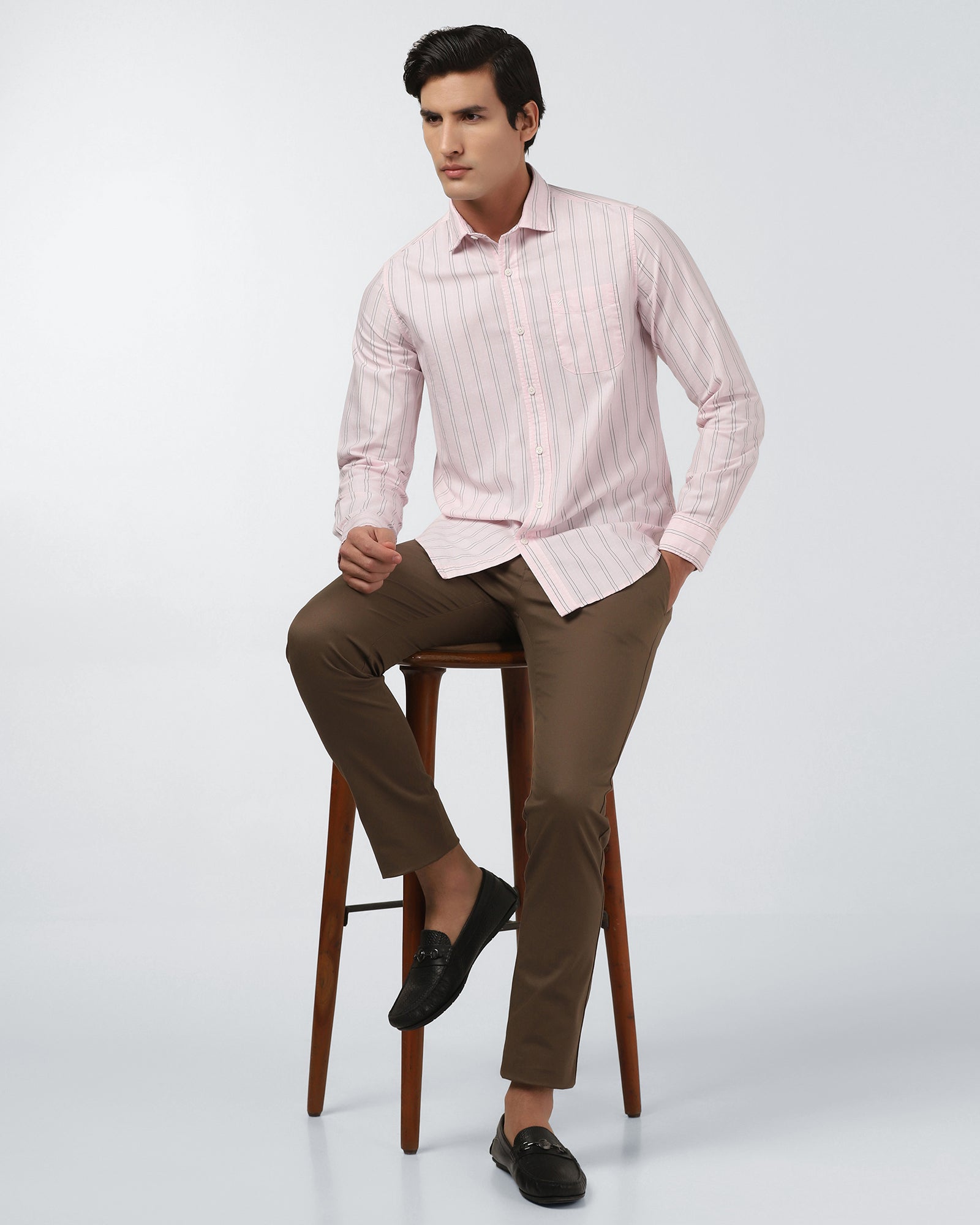 Pink Stripe Shirt - Jorda