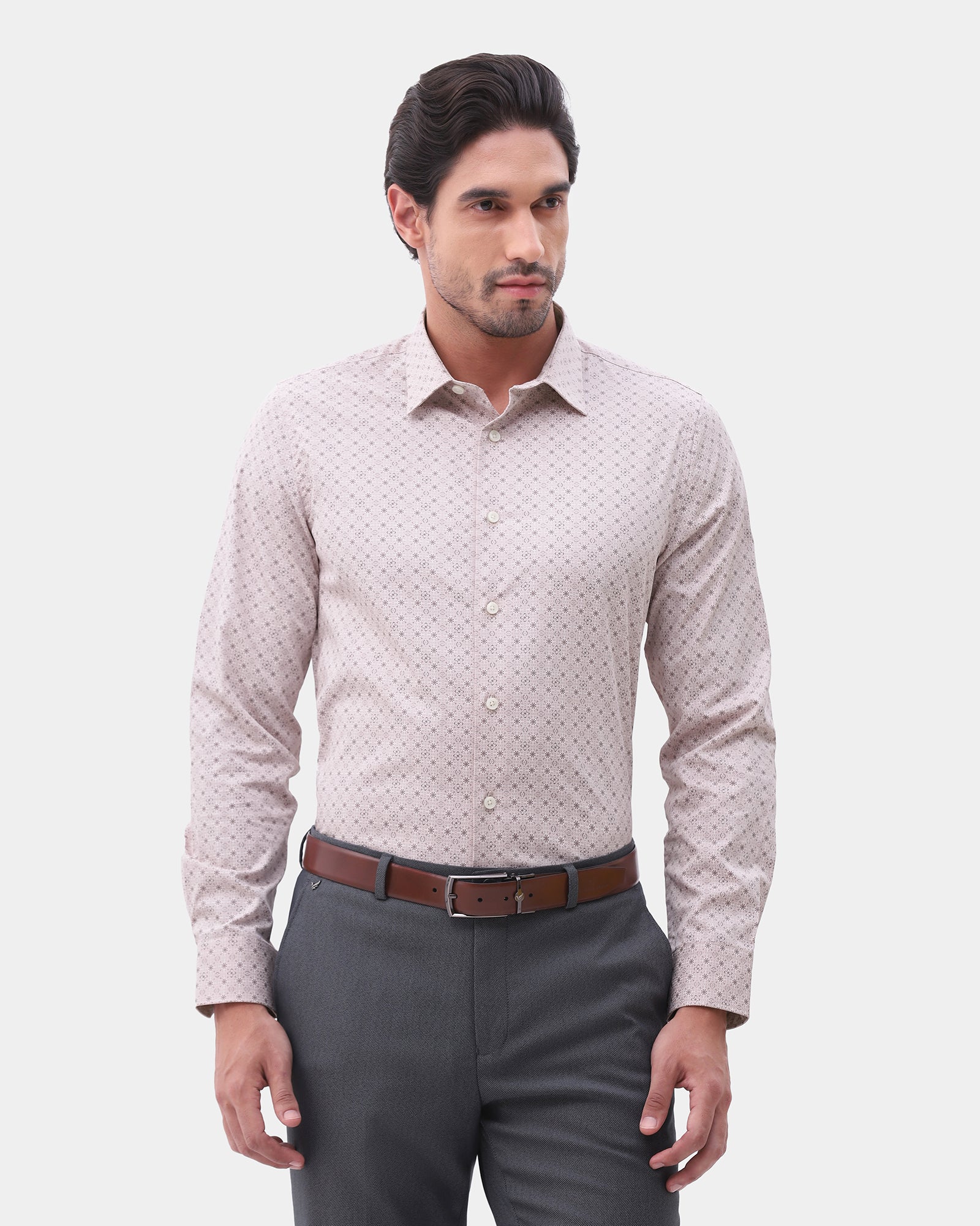 Pink Printed Shirt - Santino