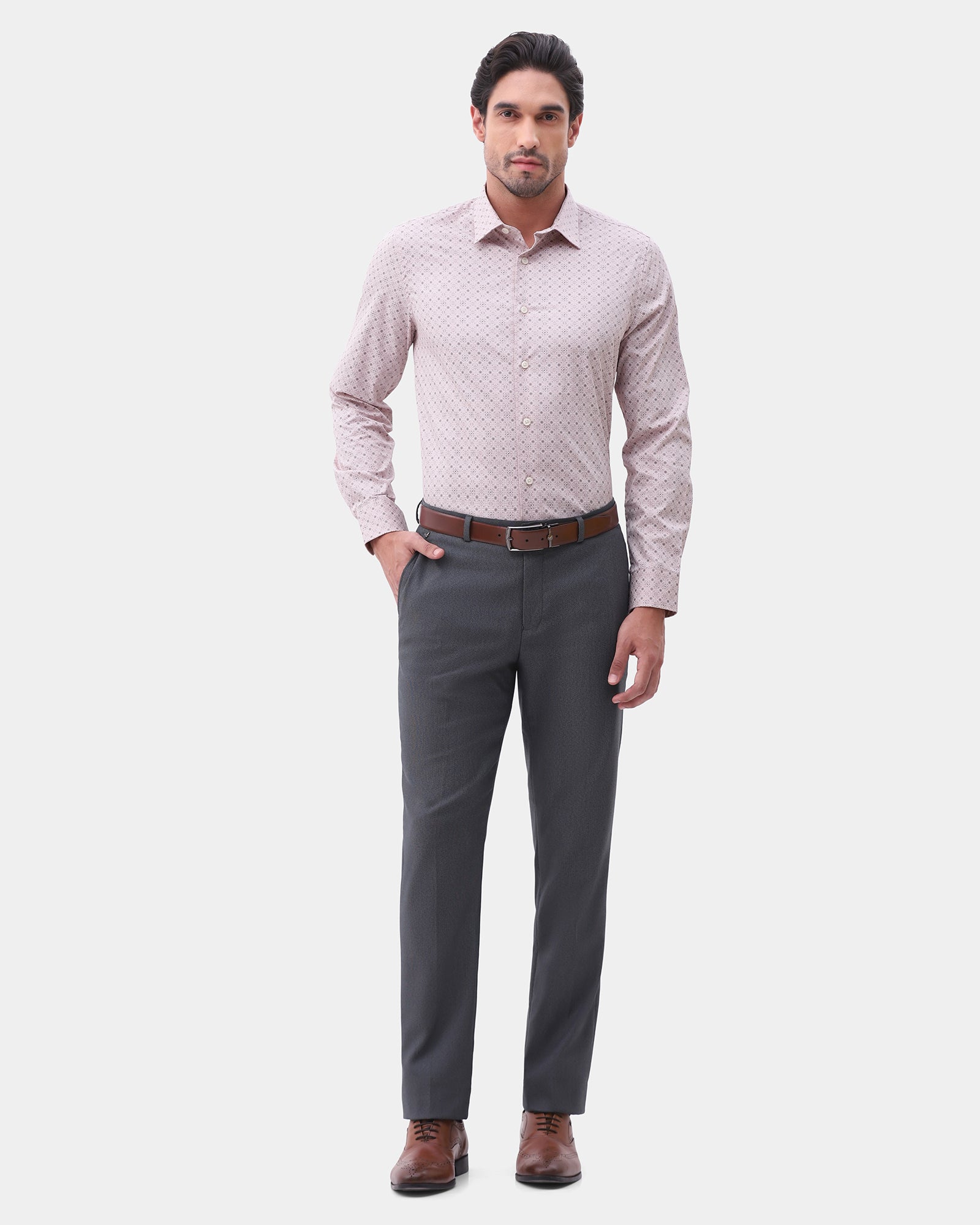 Pink Printed Shirt - Santino