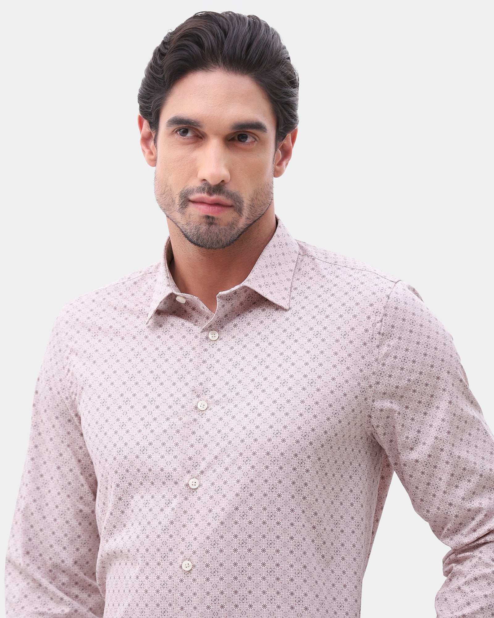 Pink Printed Shirt - Santino
