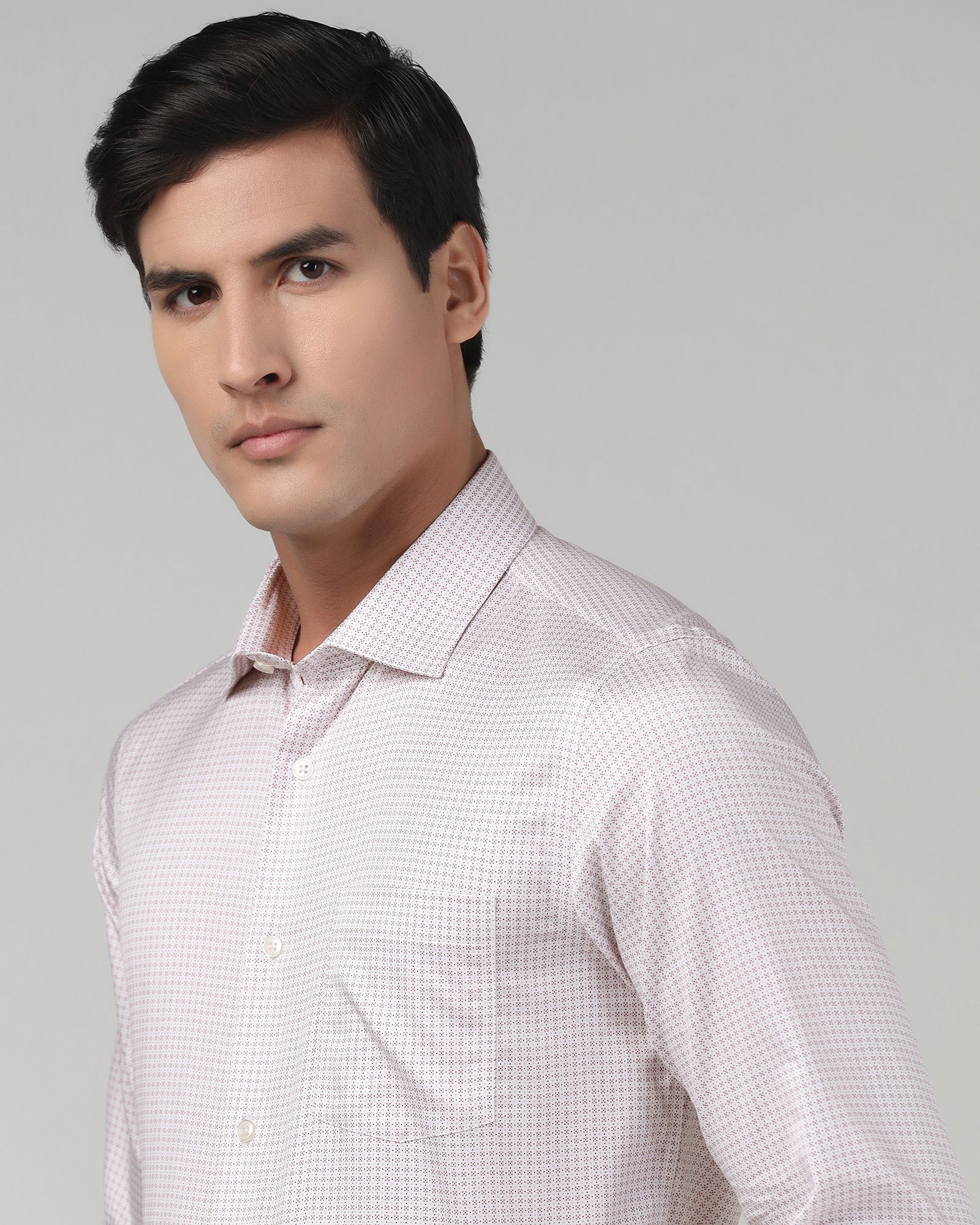 Pink Printed Shirt - Tiffany