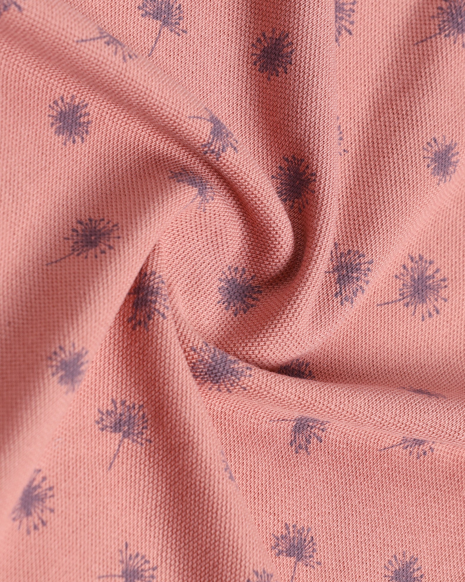 Pink Printed Polo - Viore