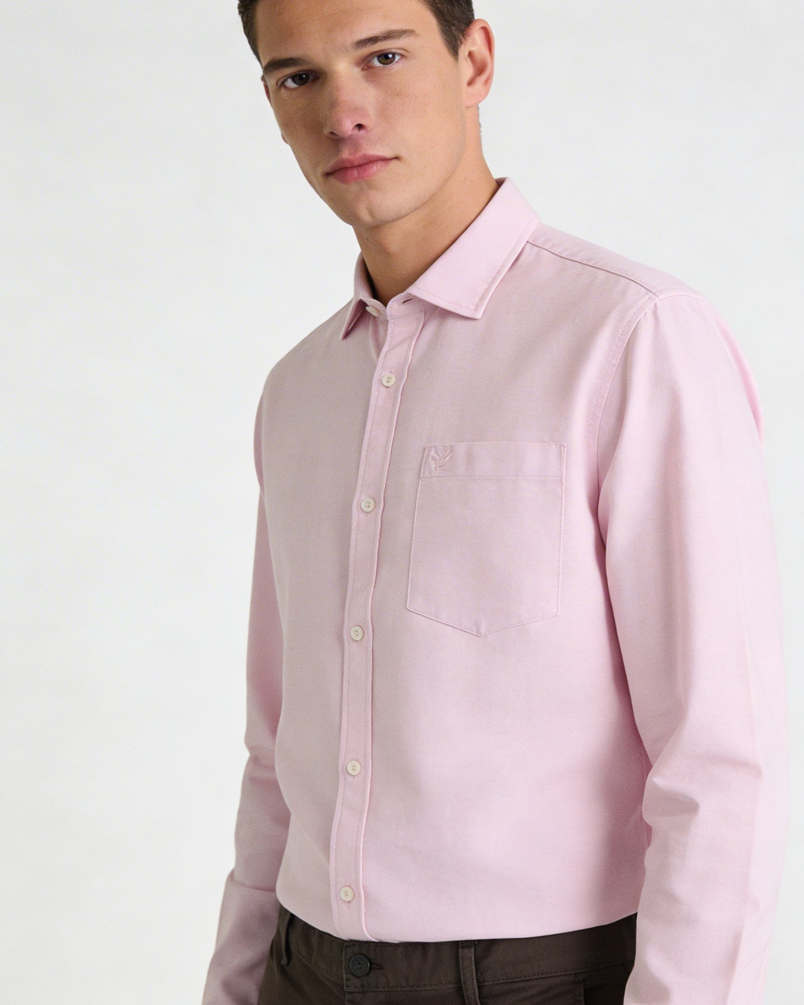 Pink Solid Shirt - Brando