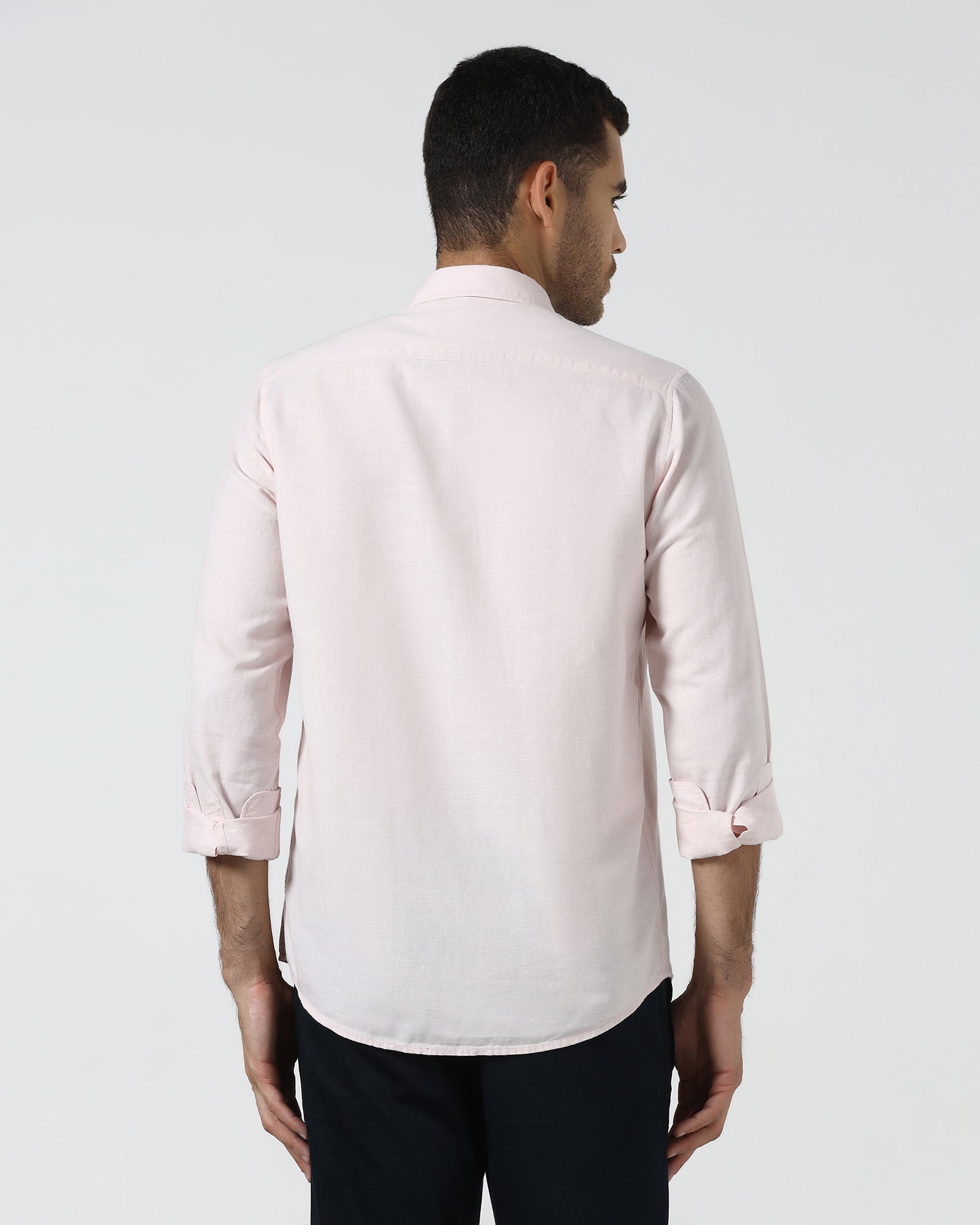 Pink Solid Shirt - Camro