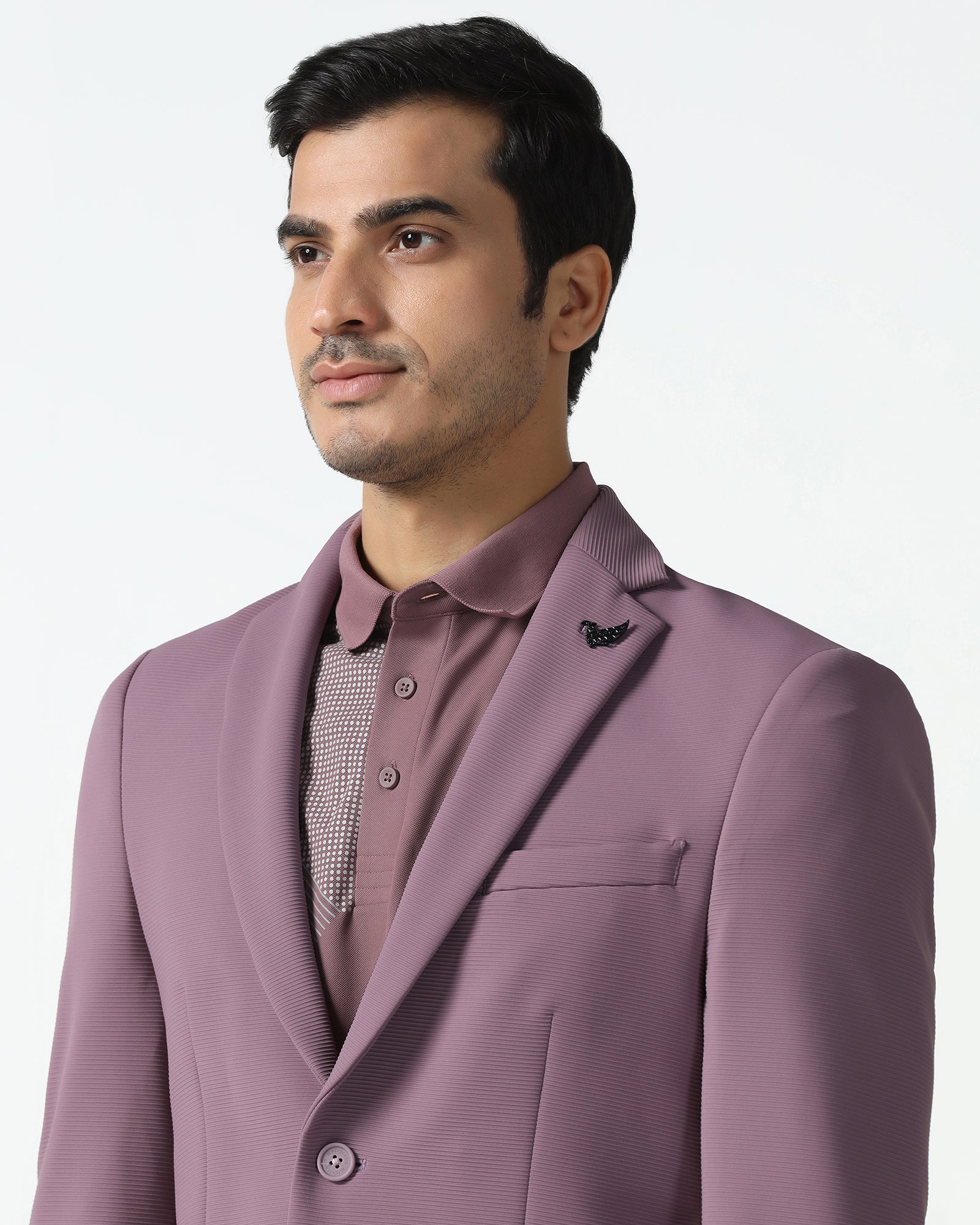 Pink TechPro Stripe Blazer - Fiesta