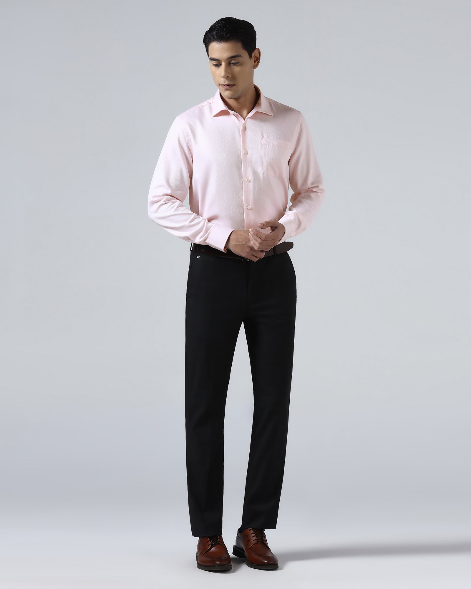 Pink Textured Shirt - Quinn
