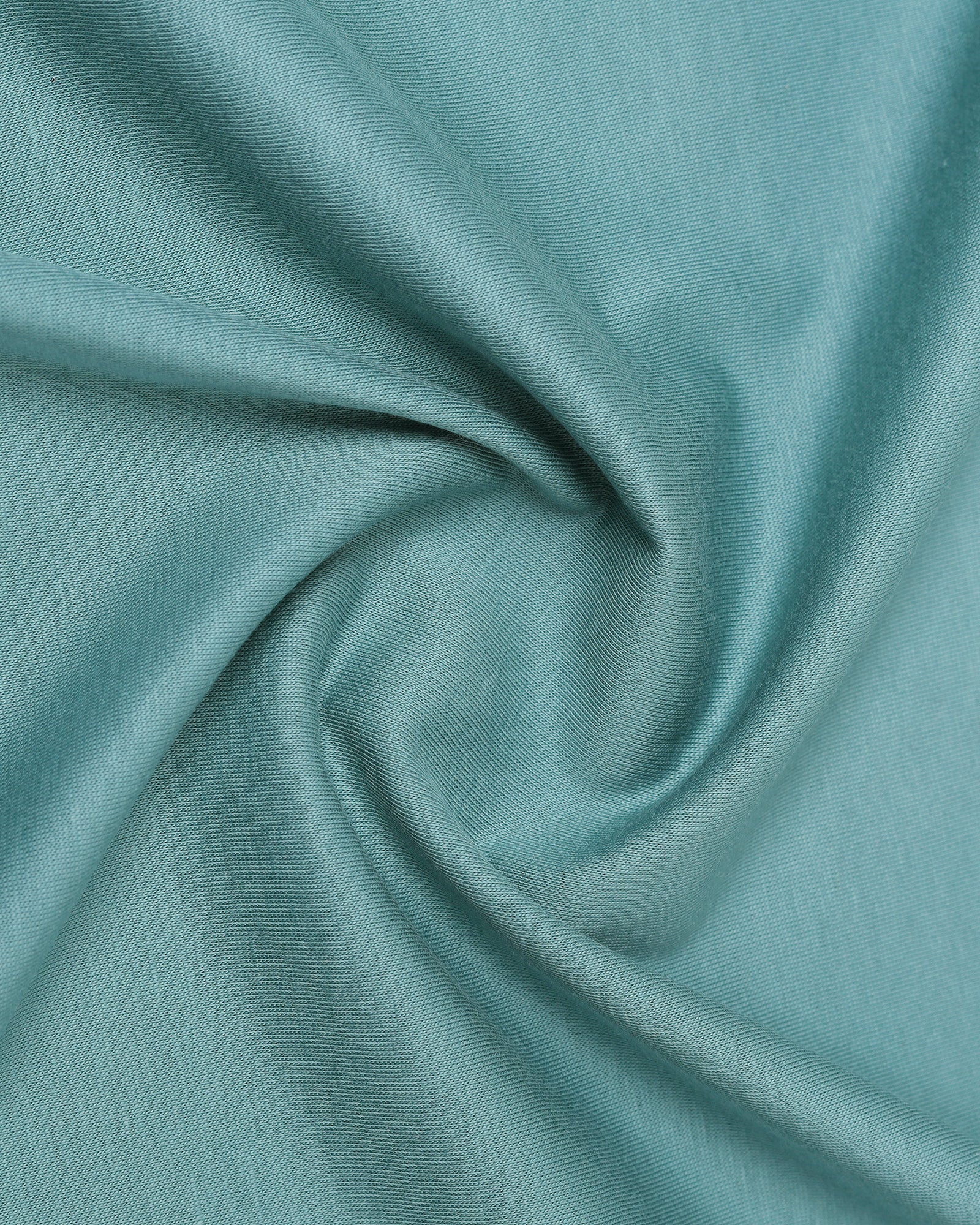 Pista Green Crew Neck Solid T-Shirt - Peralta