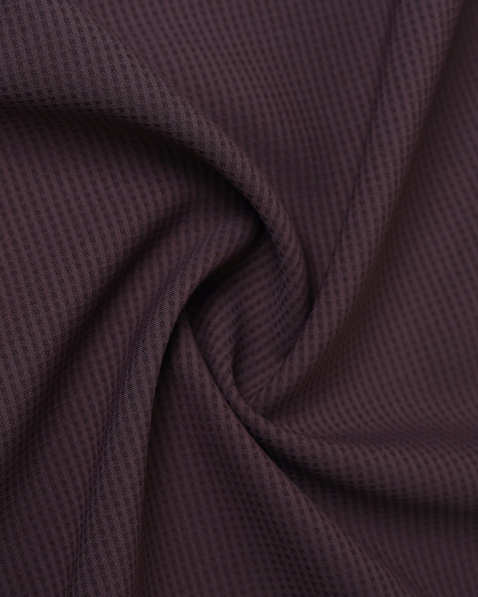 Plum Non Iron Textured Shirt - Relay E