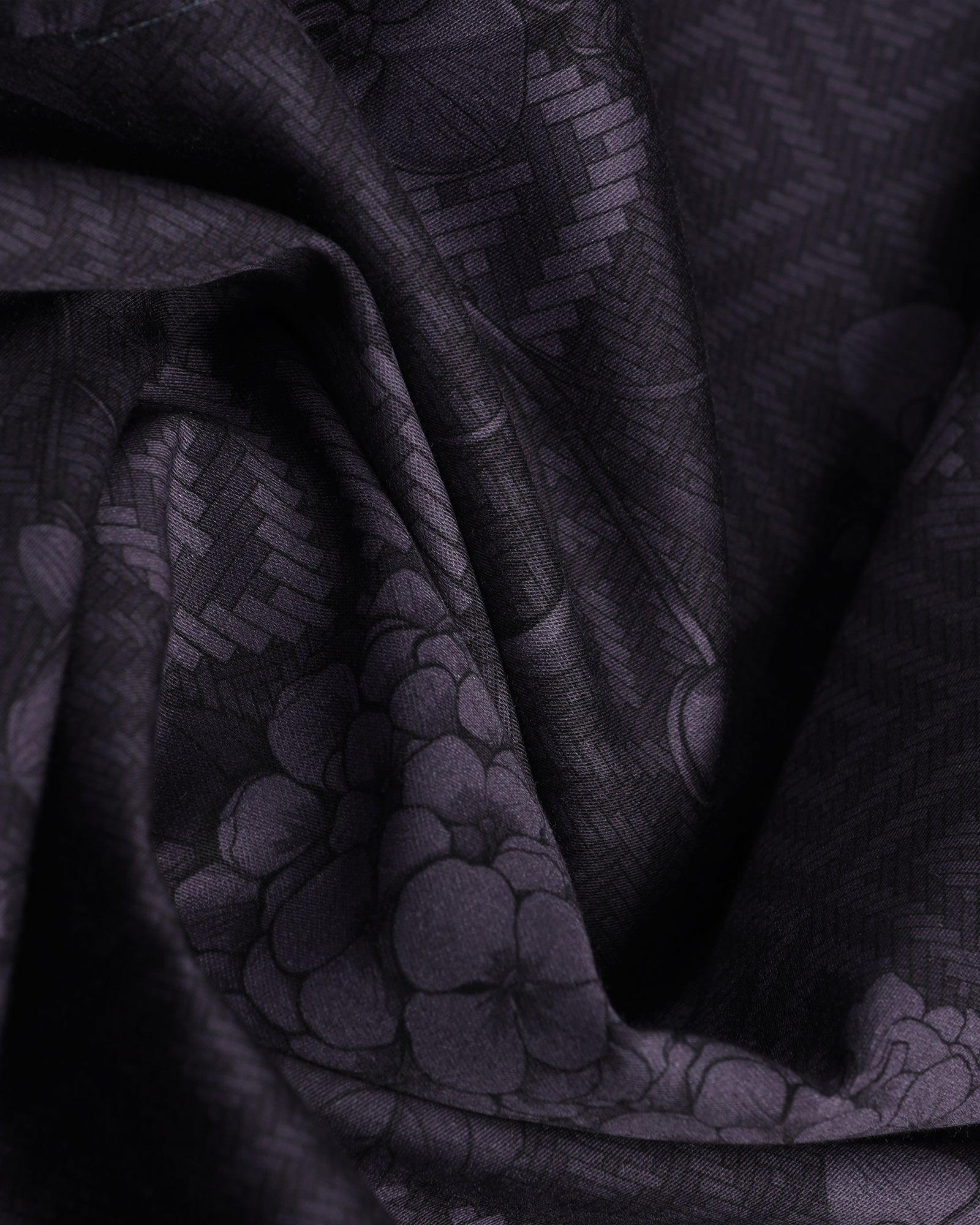 Plum Printed Shirt - Pristine