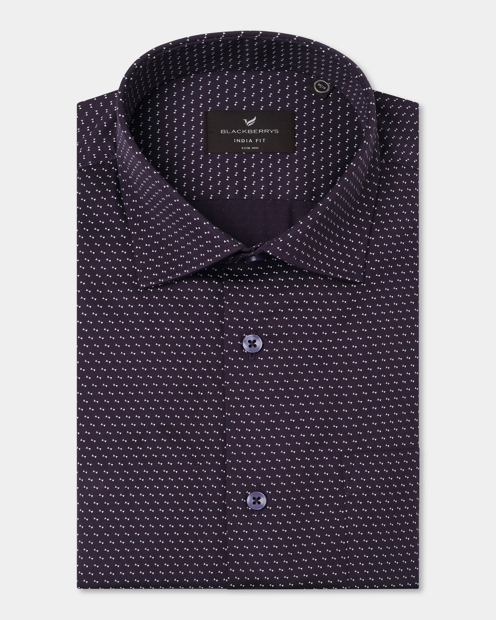 Plum Printed Shirt - Rapid