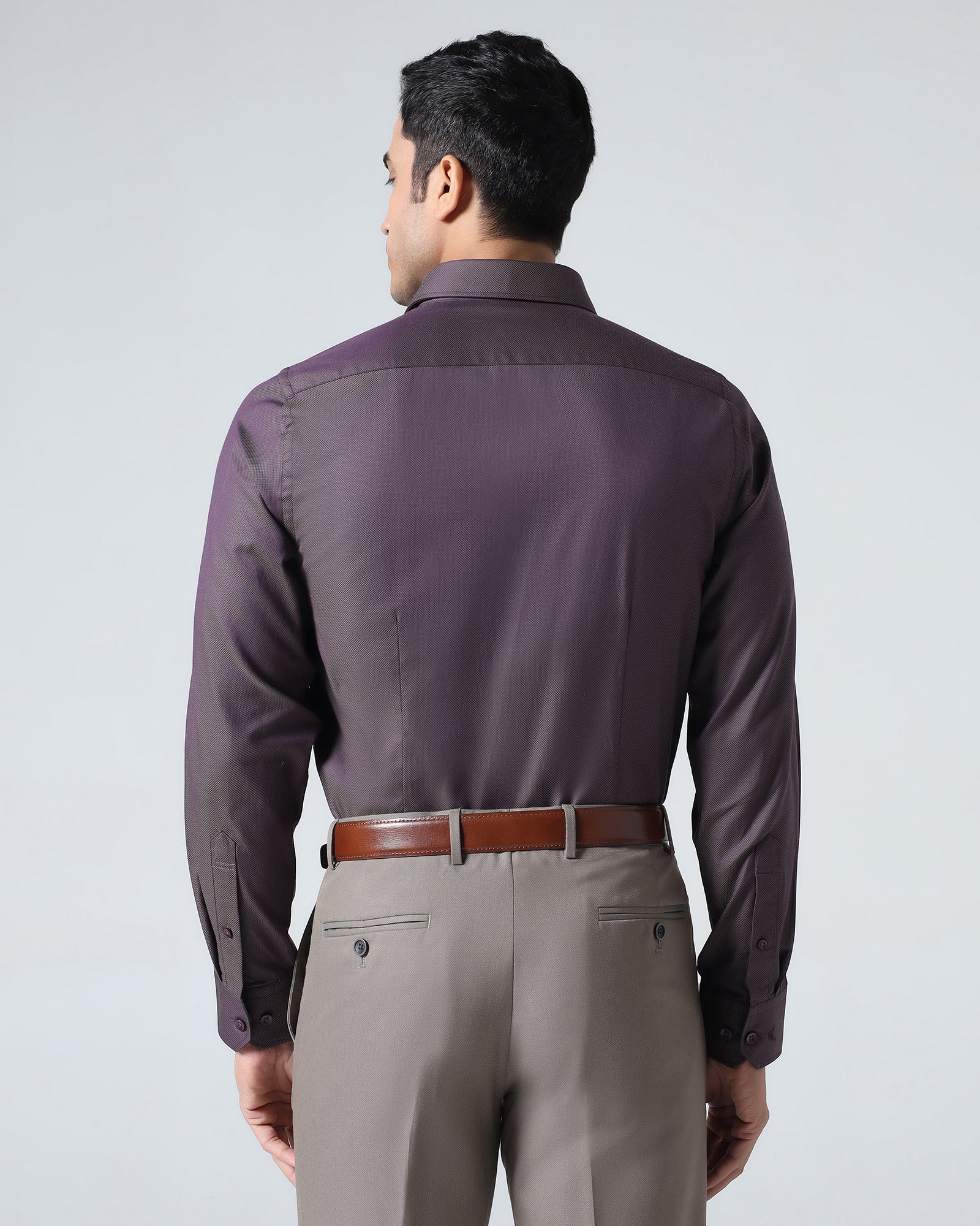 Charcoal Textured Shirt - Magnus