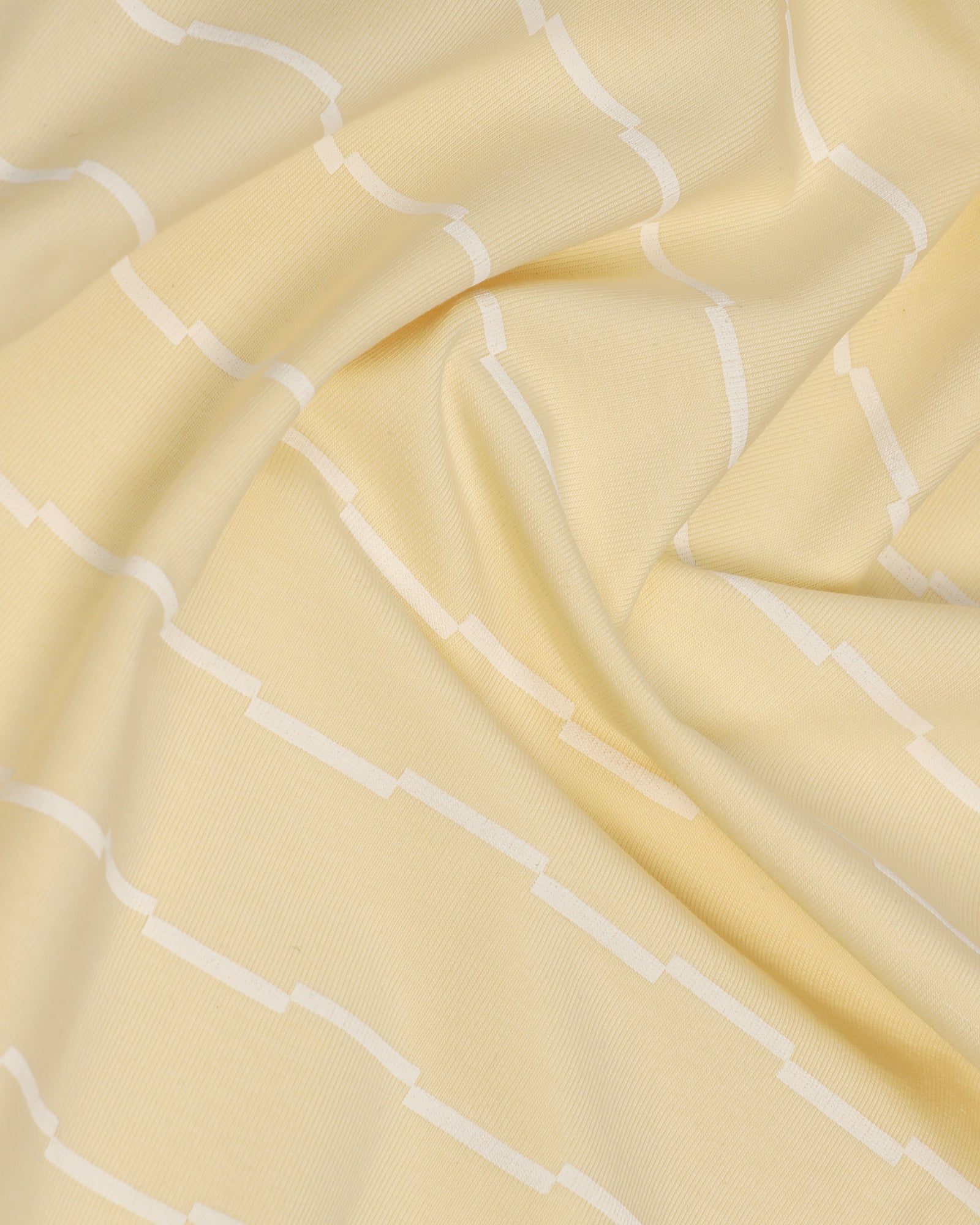 Polo Light Yellow Stripe T-Shirt - Sail