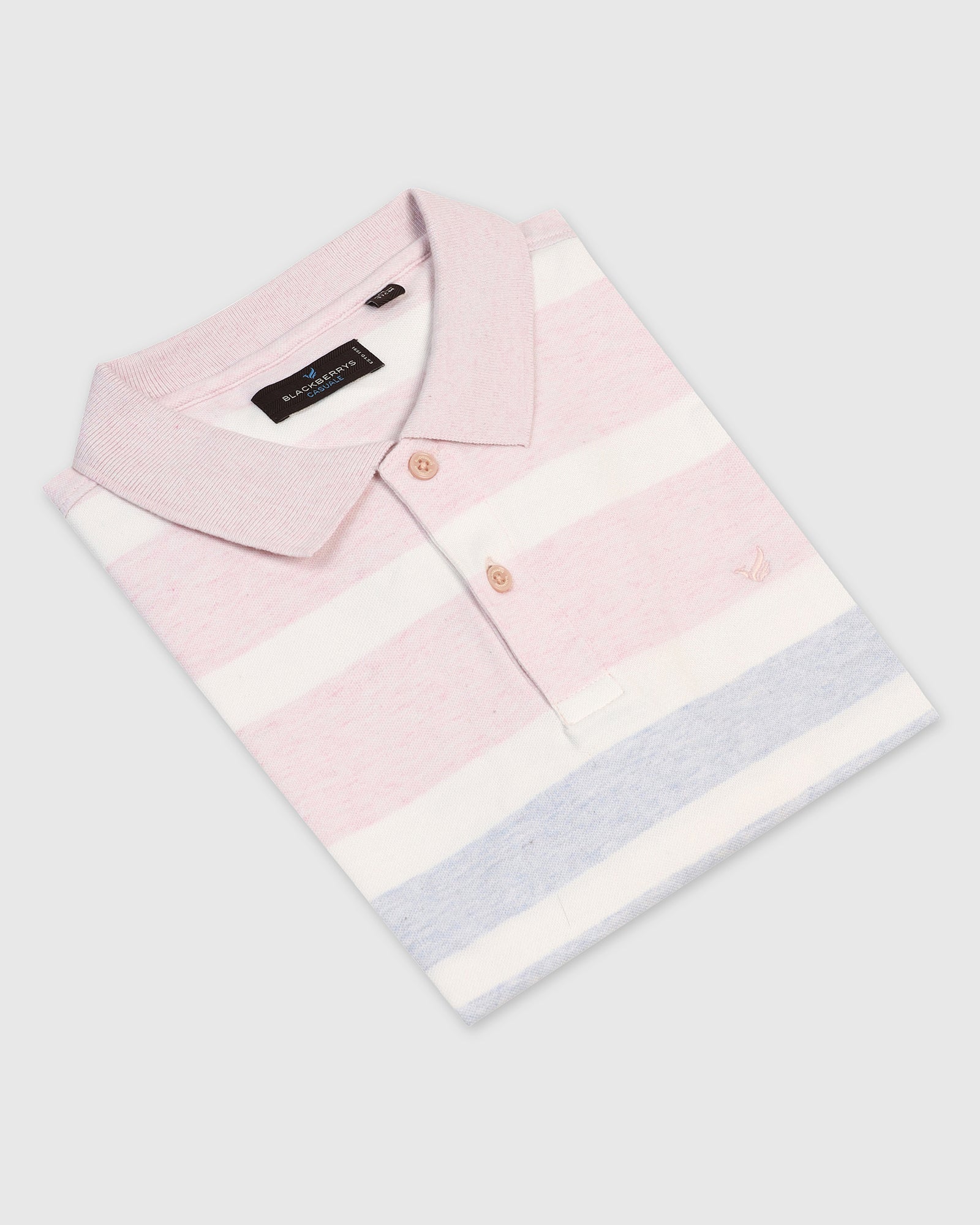 Polo Pink Stripe T-Shirt - Scorpius
