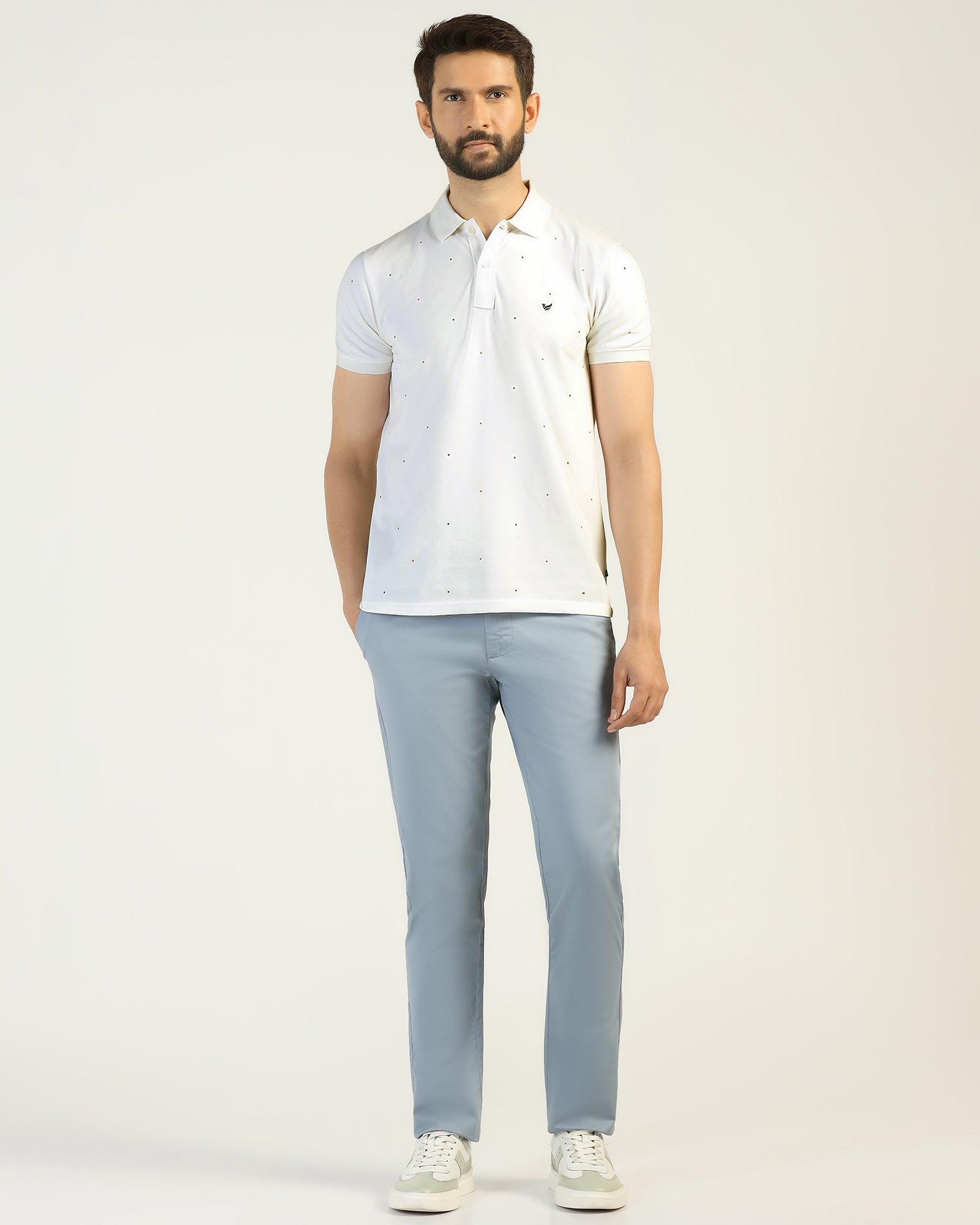 Polo White Printed T-Shirt - Wembley