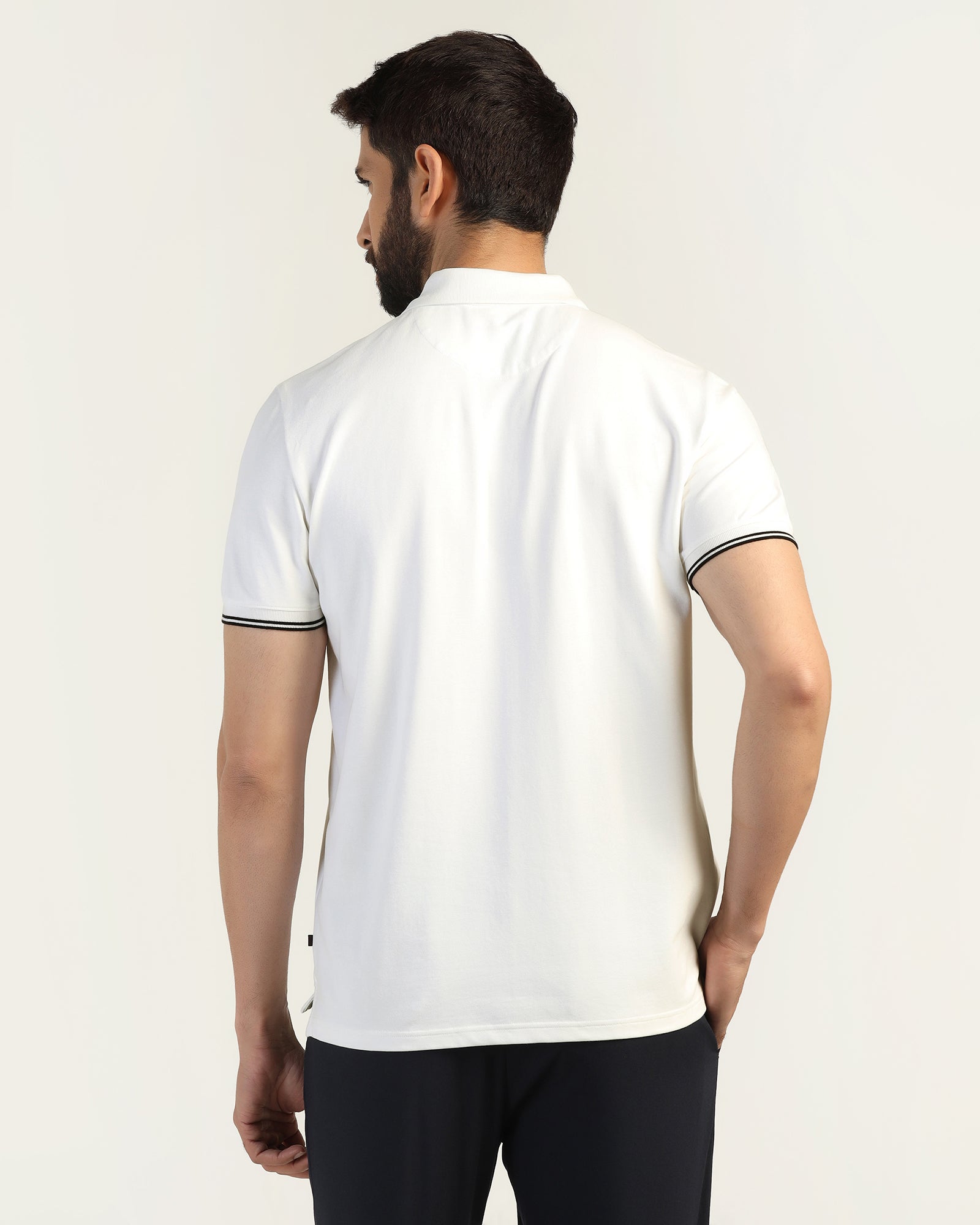 Polo White Printed T-Shirt - Eta