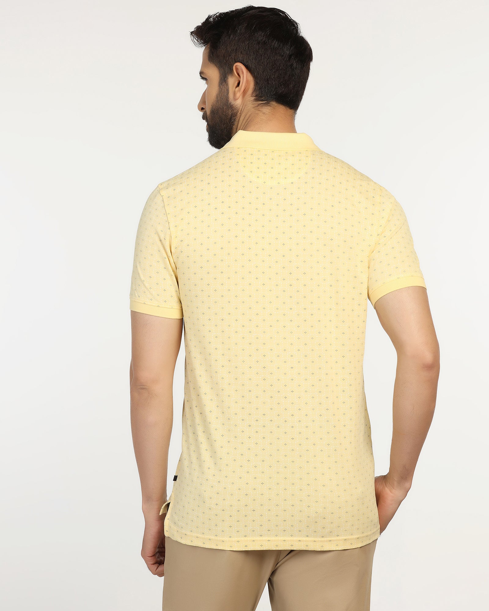 Polo Yellow Printed T-Shirt - Henry