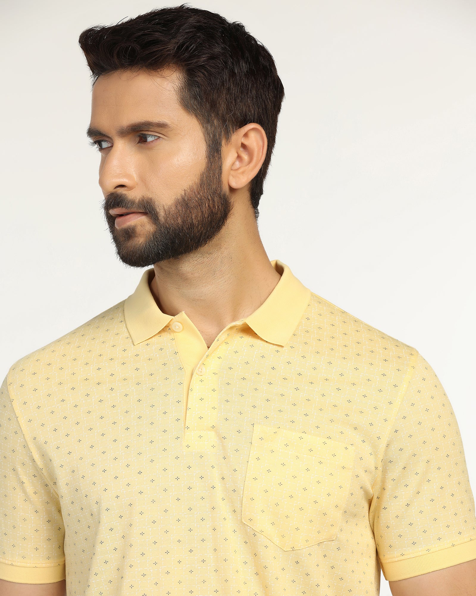 Polo Yellow Printed T-Shirt - Henry