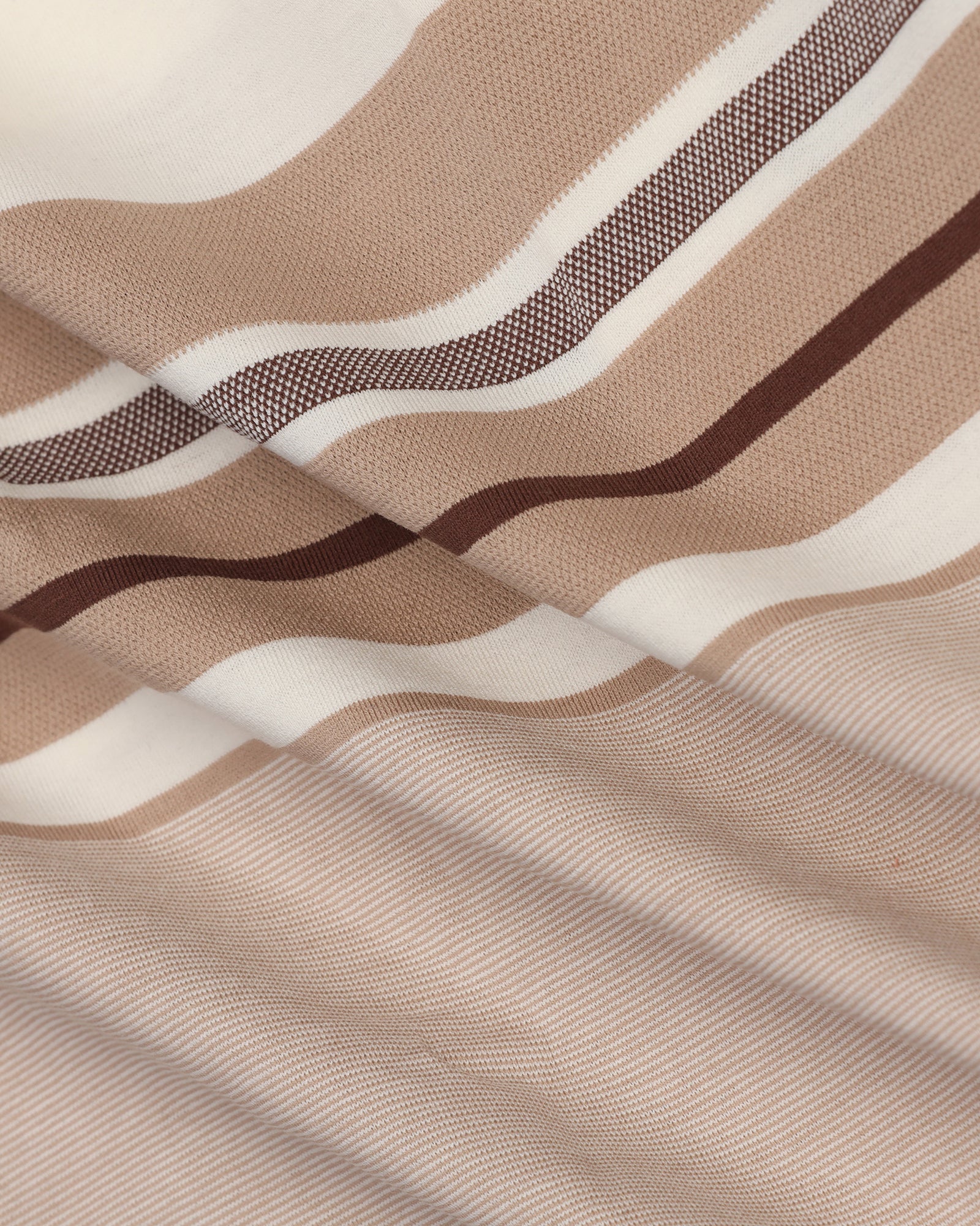 Polo Beige Stripe T-Shirt - Bella