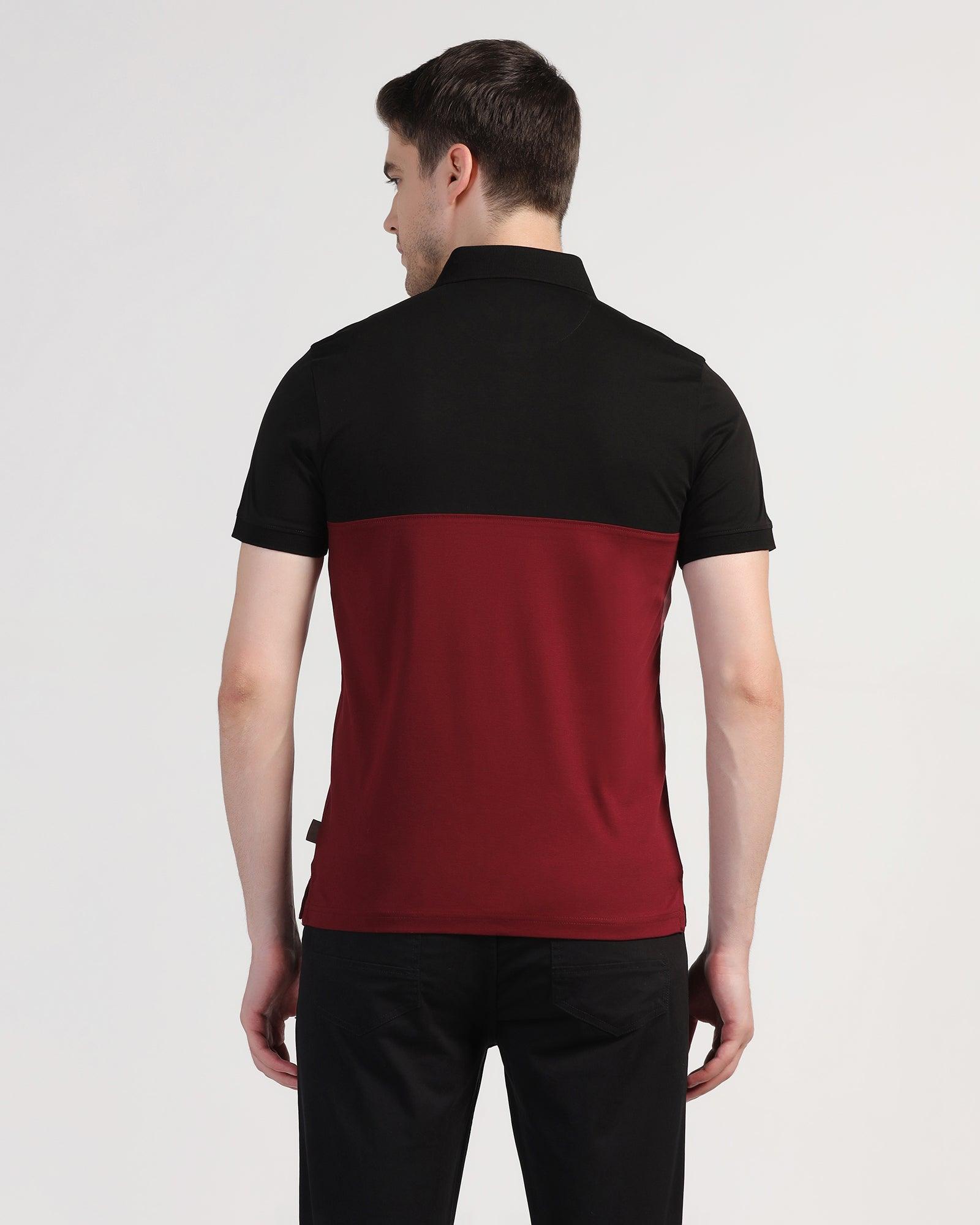 Polo Biking Red Solid T-Shirt - Star - Blackberrys