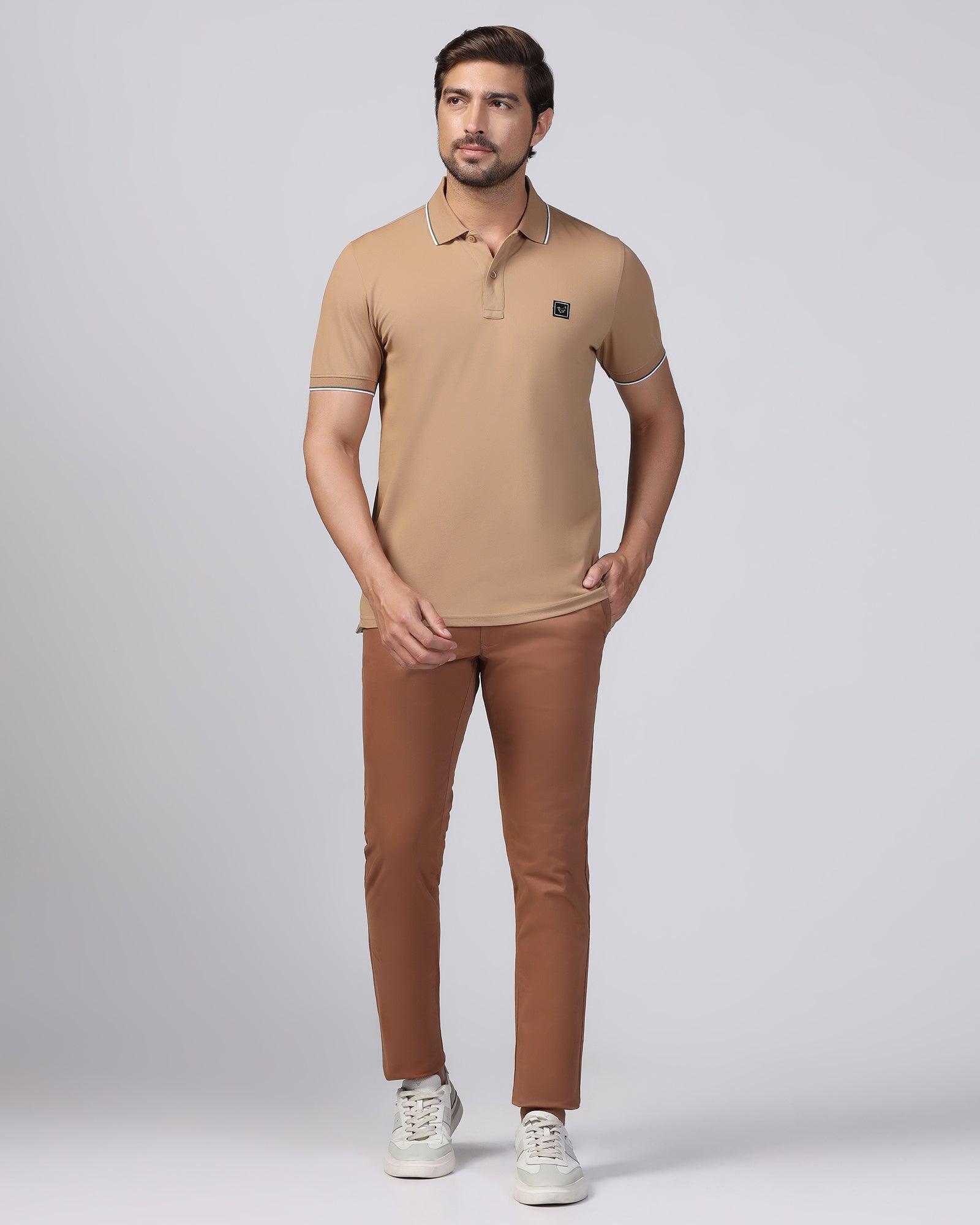Polo Camel Solid T-Shirt - Andro