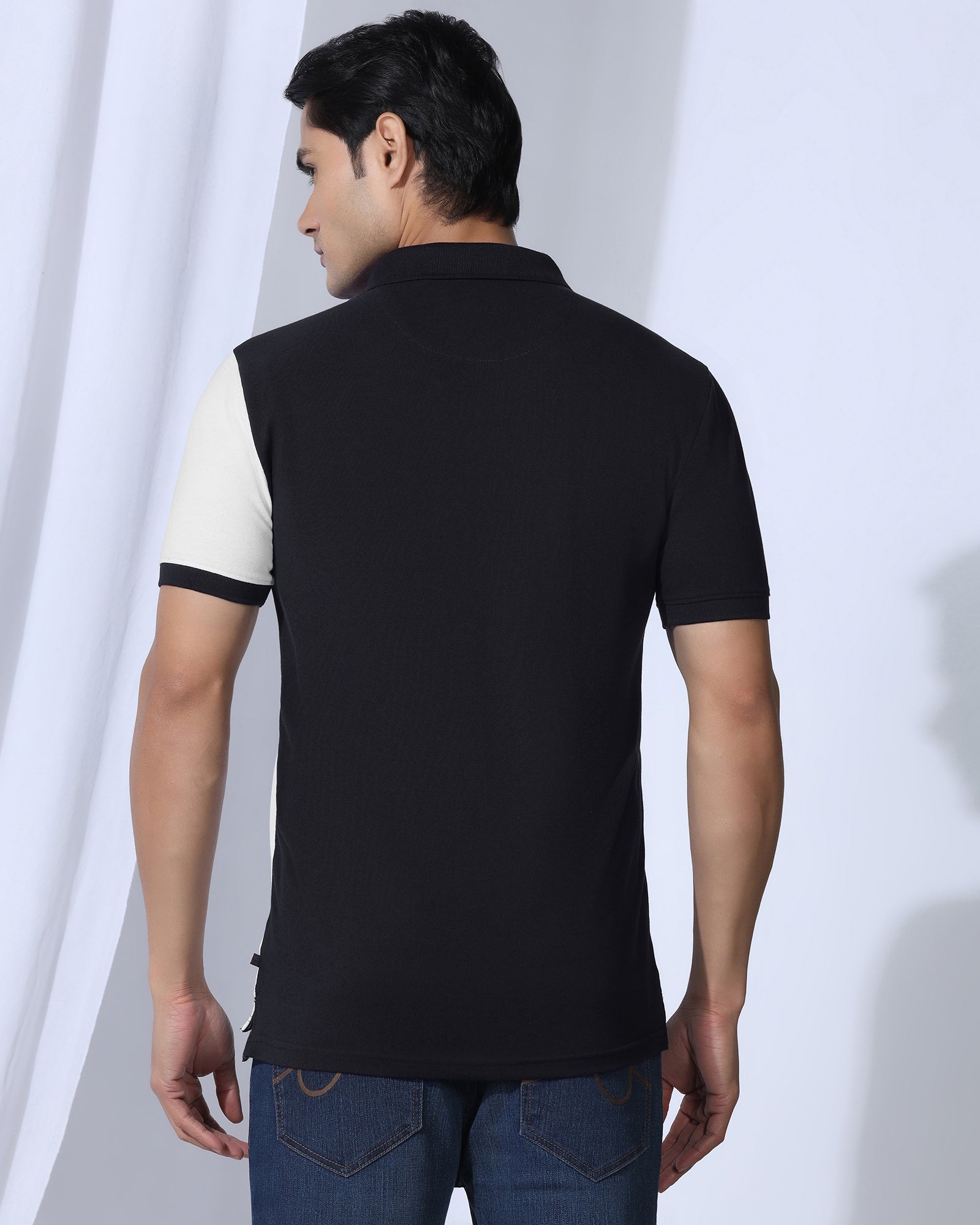 Polo Deep Navy Solid T-Shirt - Juniper