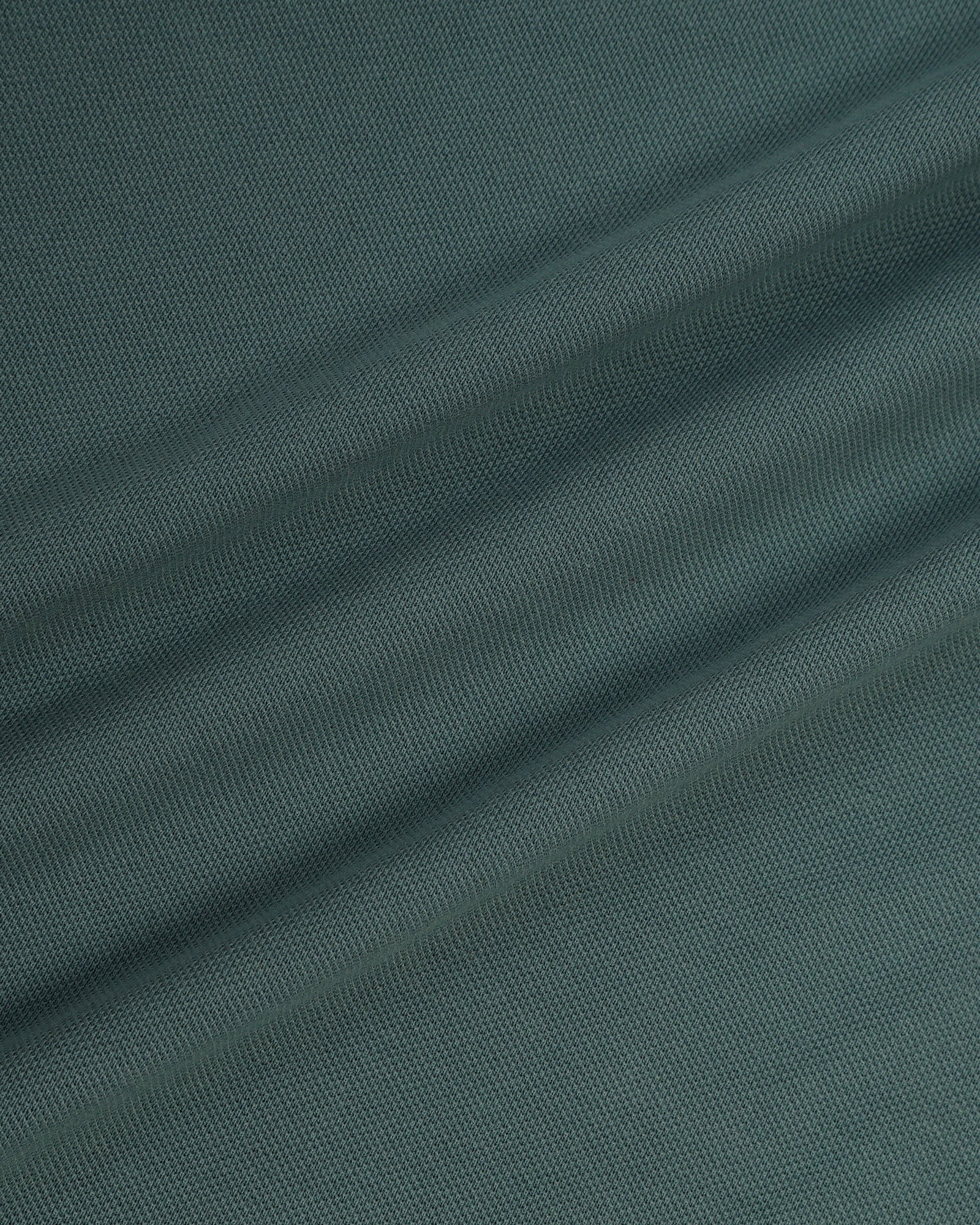 Polo Green Solid T-Shirt - Elara