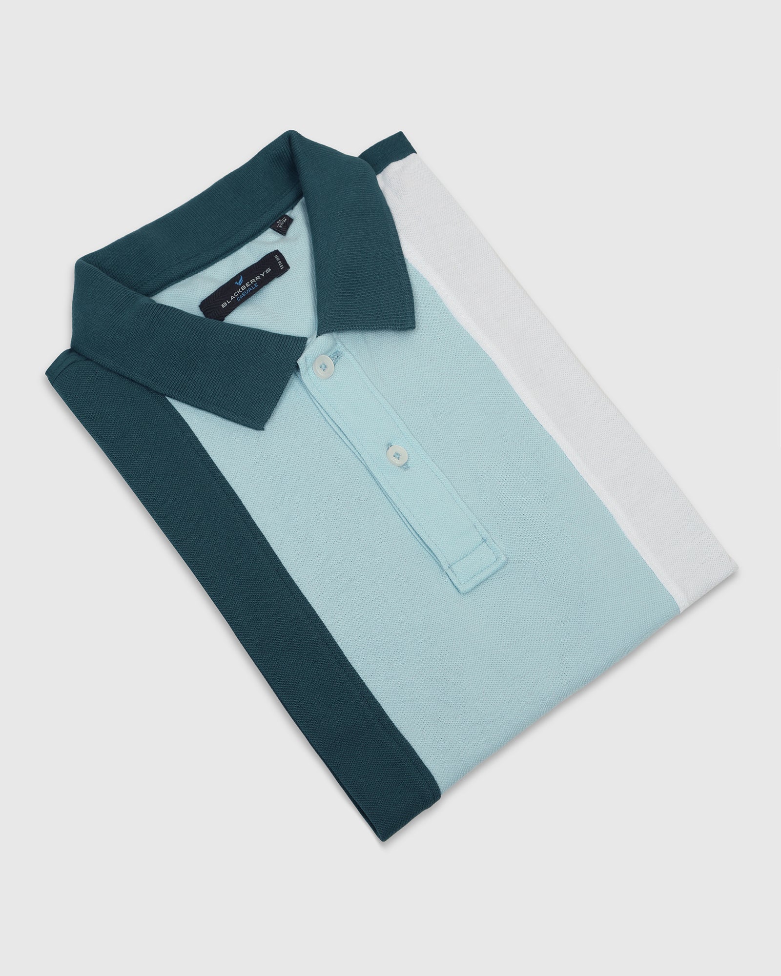 Polo Green Solid T-Shirt - Juniper