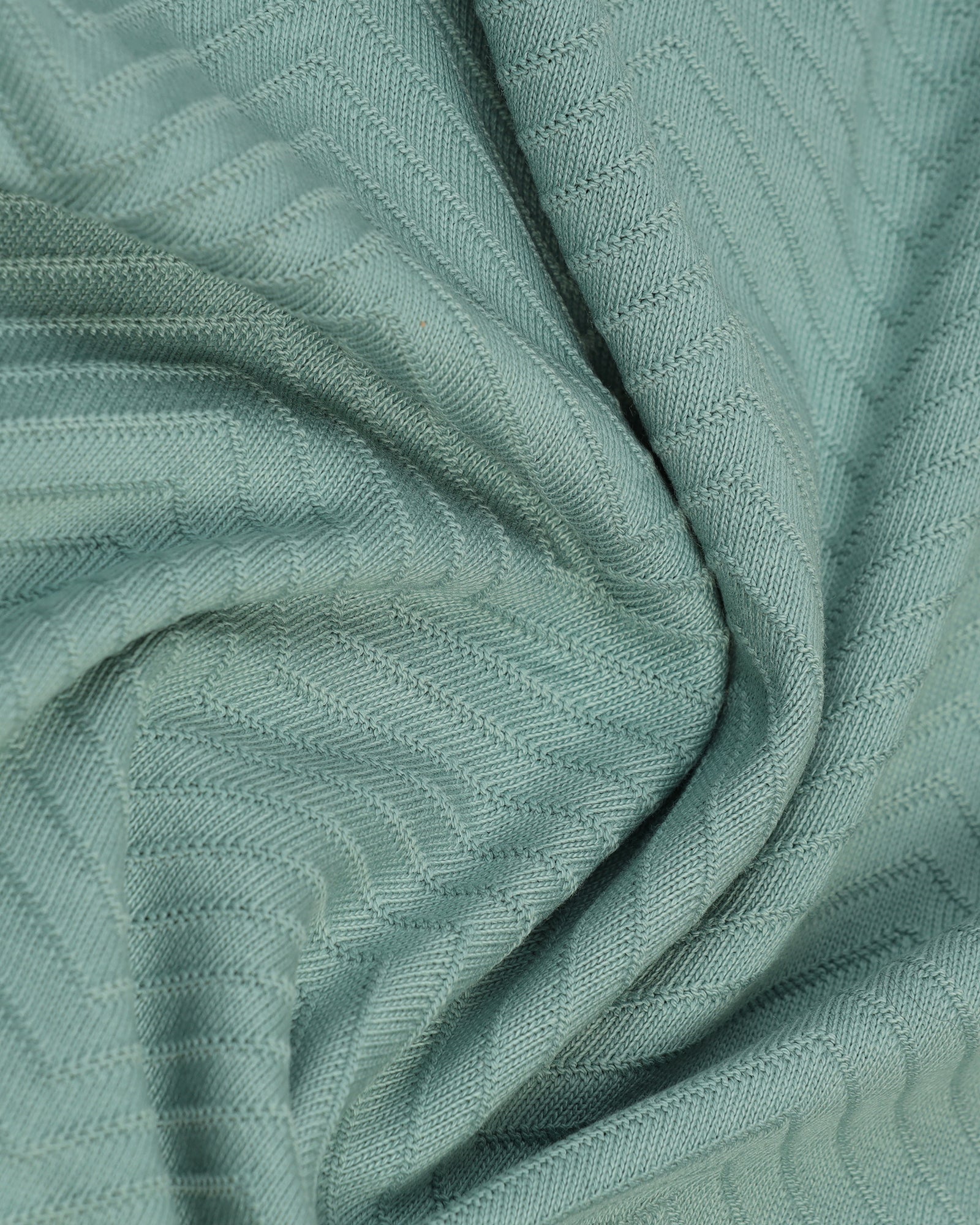 Polo Green Textured T-Shirt - Pinacle