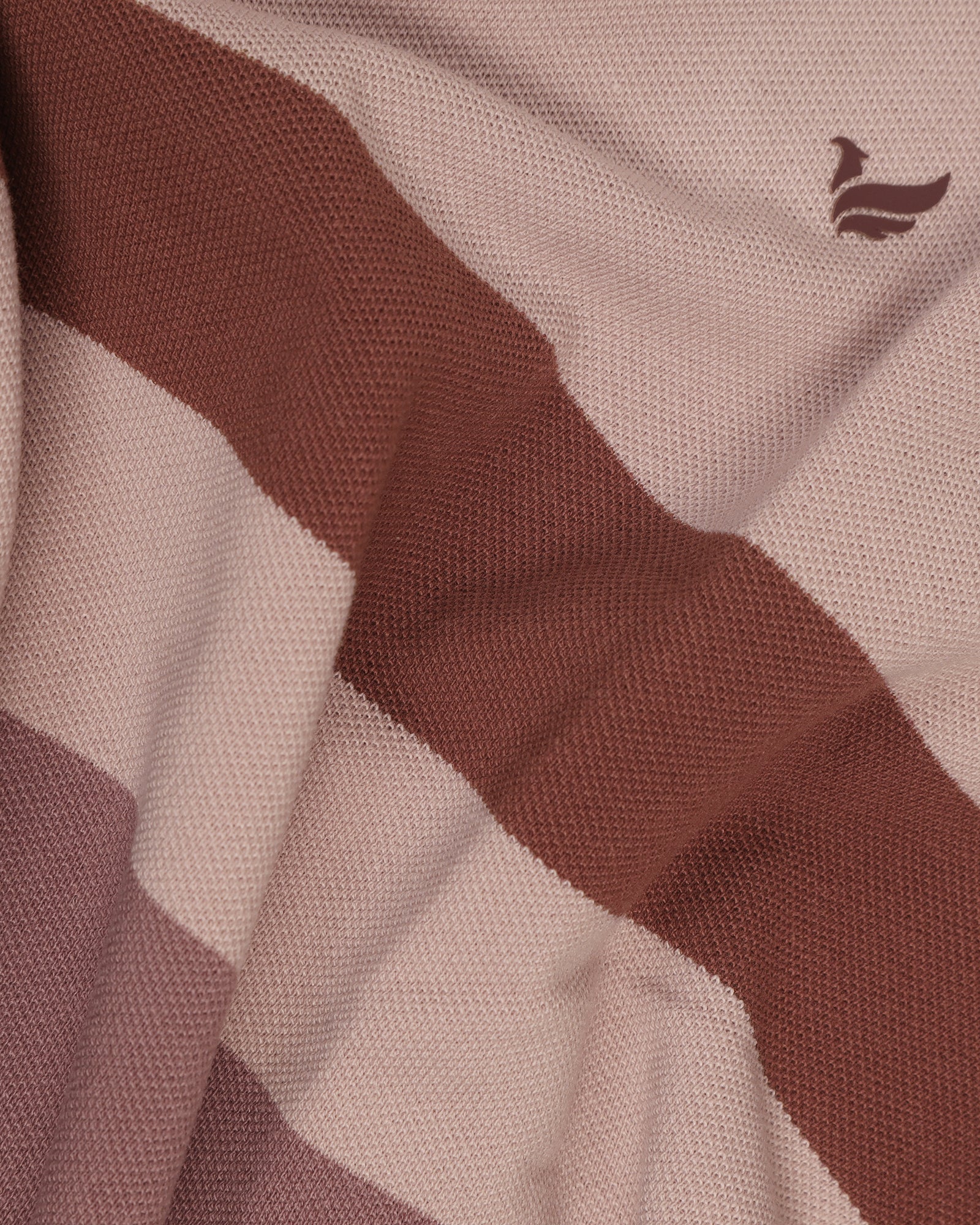 Polo Light Pink Printed T-Shirt - Oriono