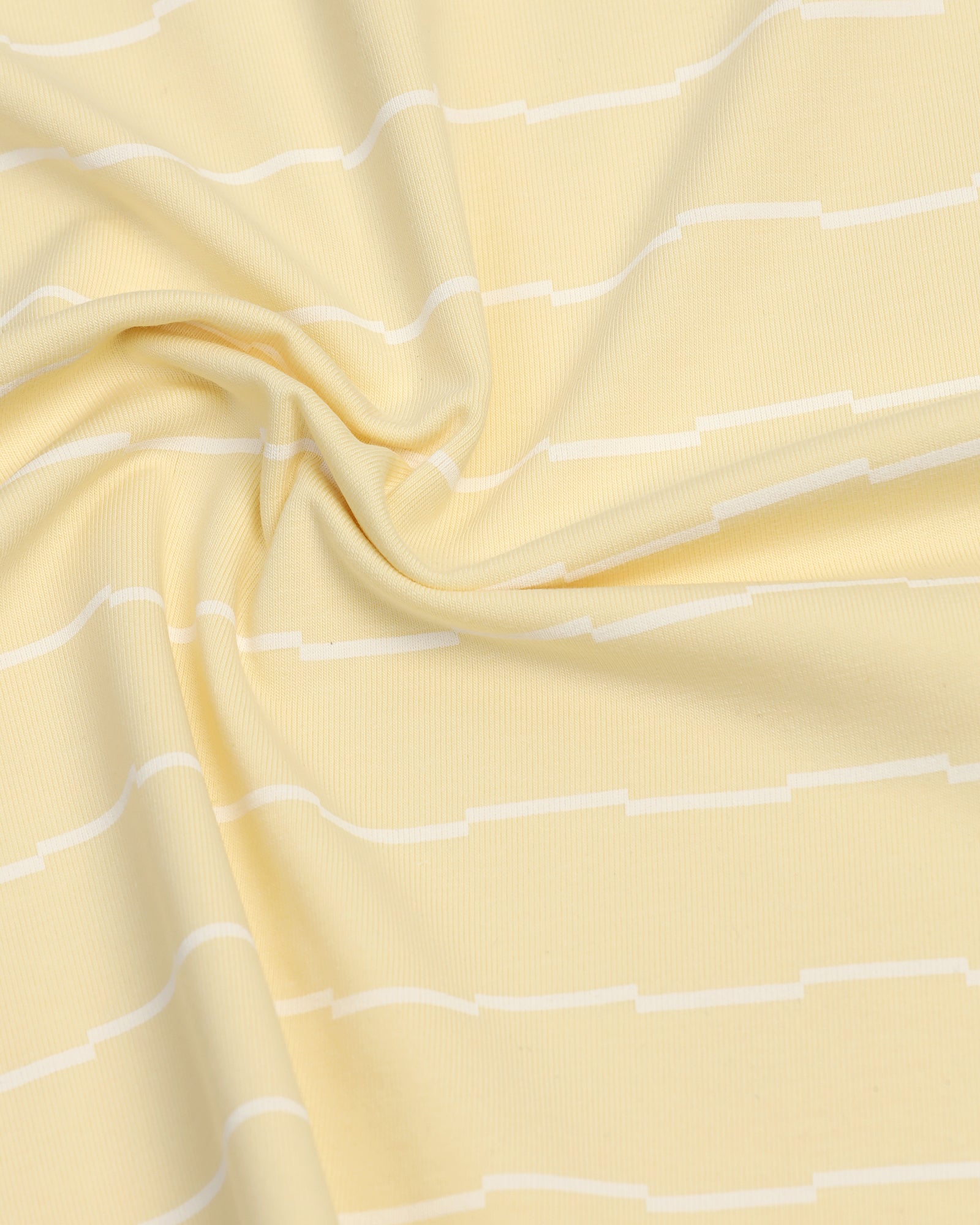 Polo Light Yellow Stripe T-Shirt - Sail