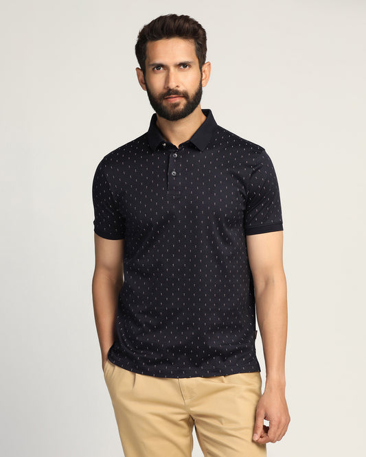 Polo Navy Printed T-Shirt - Hala