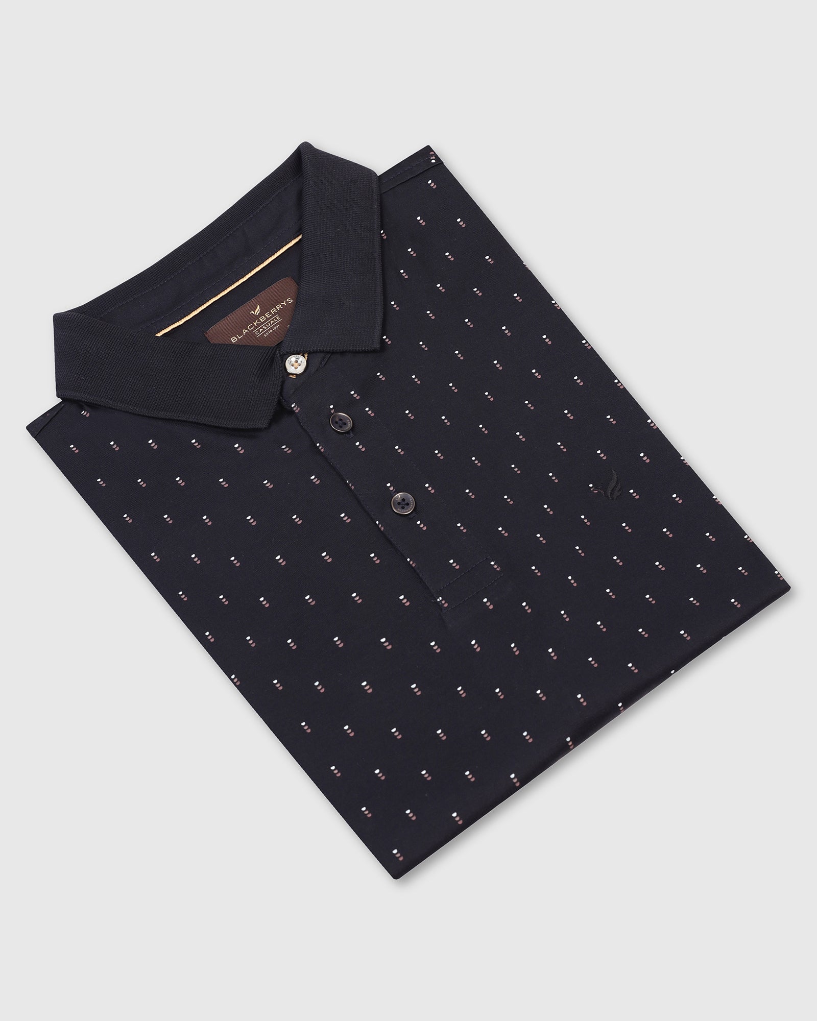 Polo Navy Printed T-Shirt - Hala