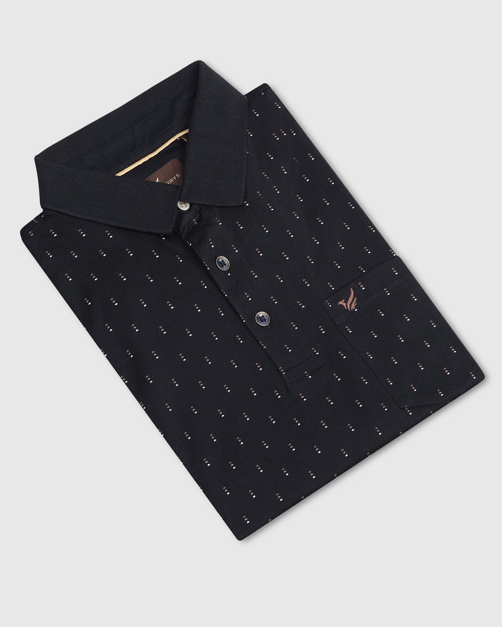 Polo Navy Printed T-Shirt - Hala