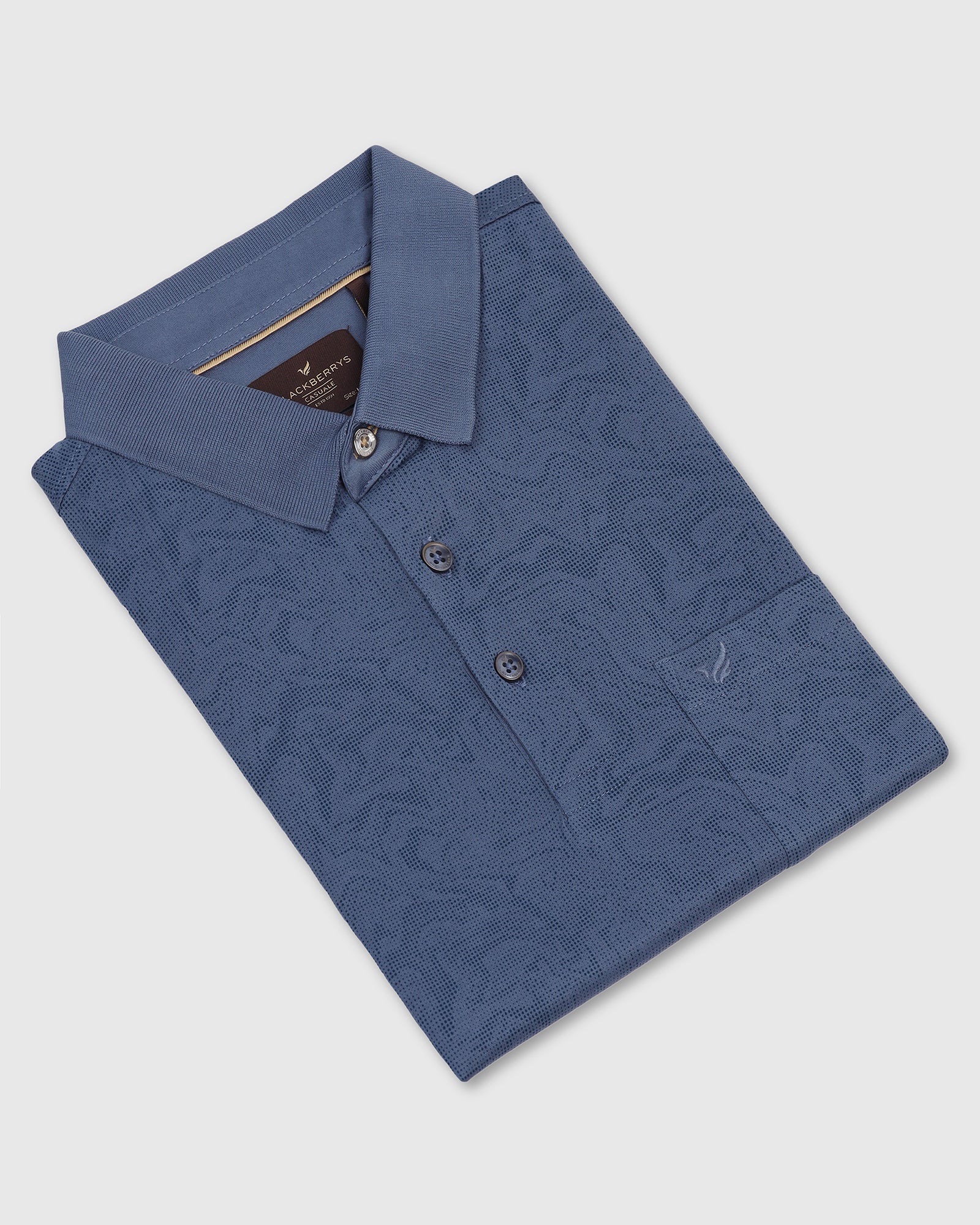 Polo Navy Printed T-Shirt - Trip