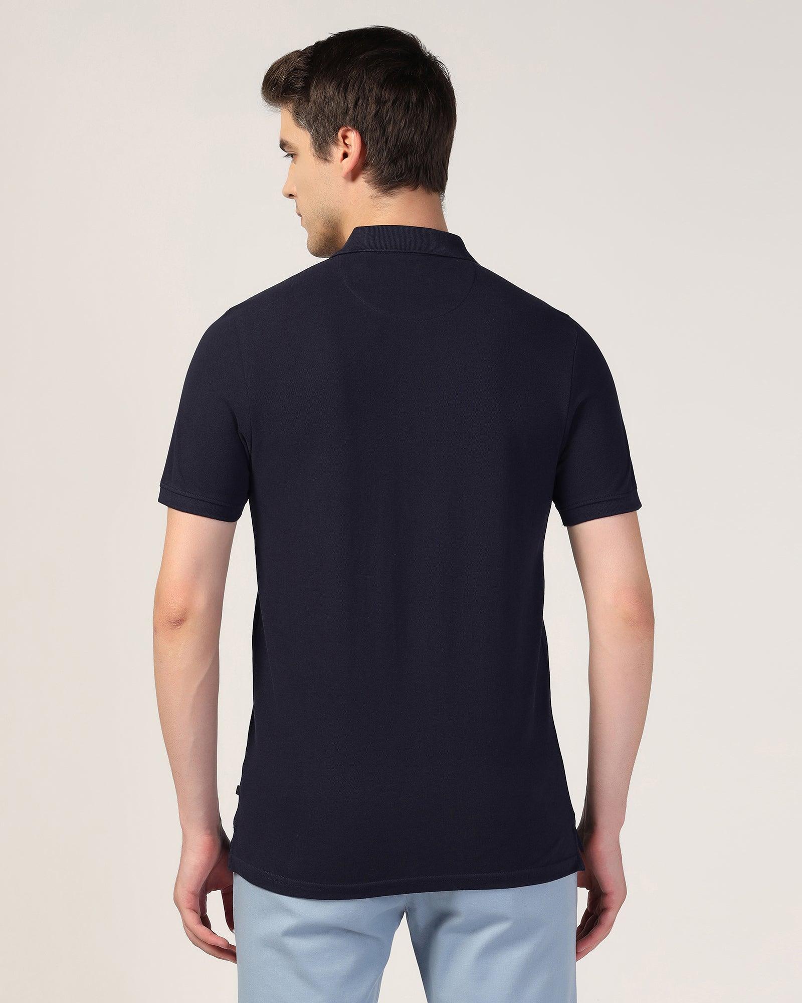 Polo Navy Solid T-Shirt - Essen - Blackberrys