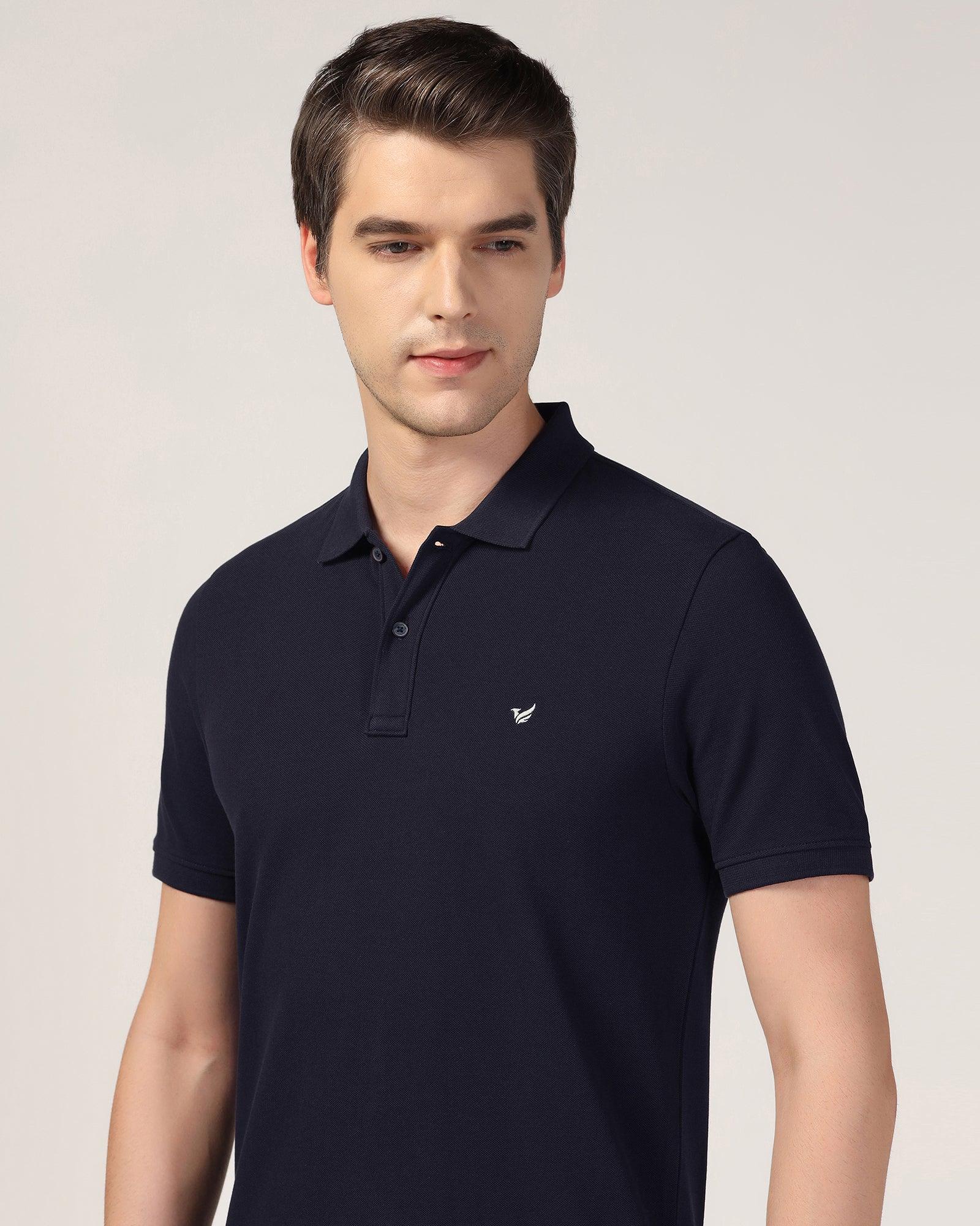Polo Navy Solid T-Shirt - Essen - Blackberrys