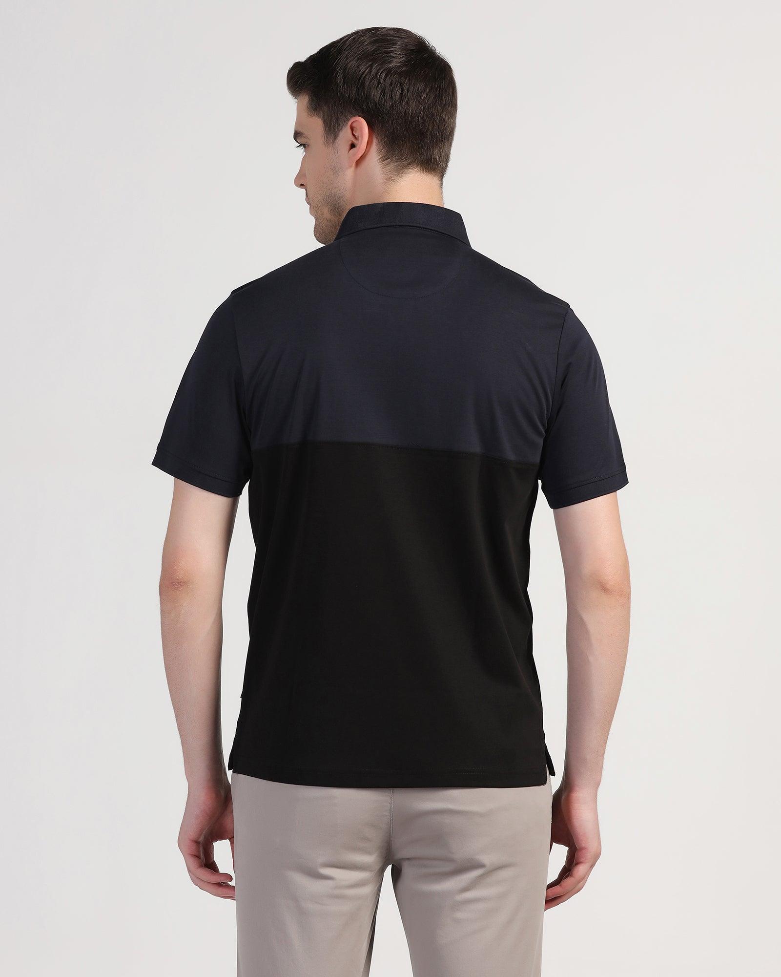 Polo Navy Solid T-Shirt - Star - Blackberrys