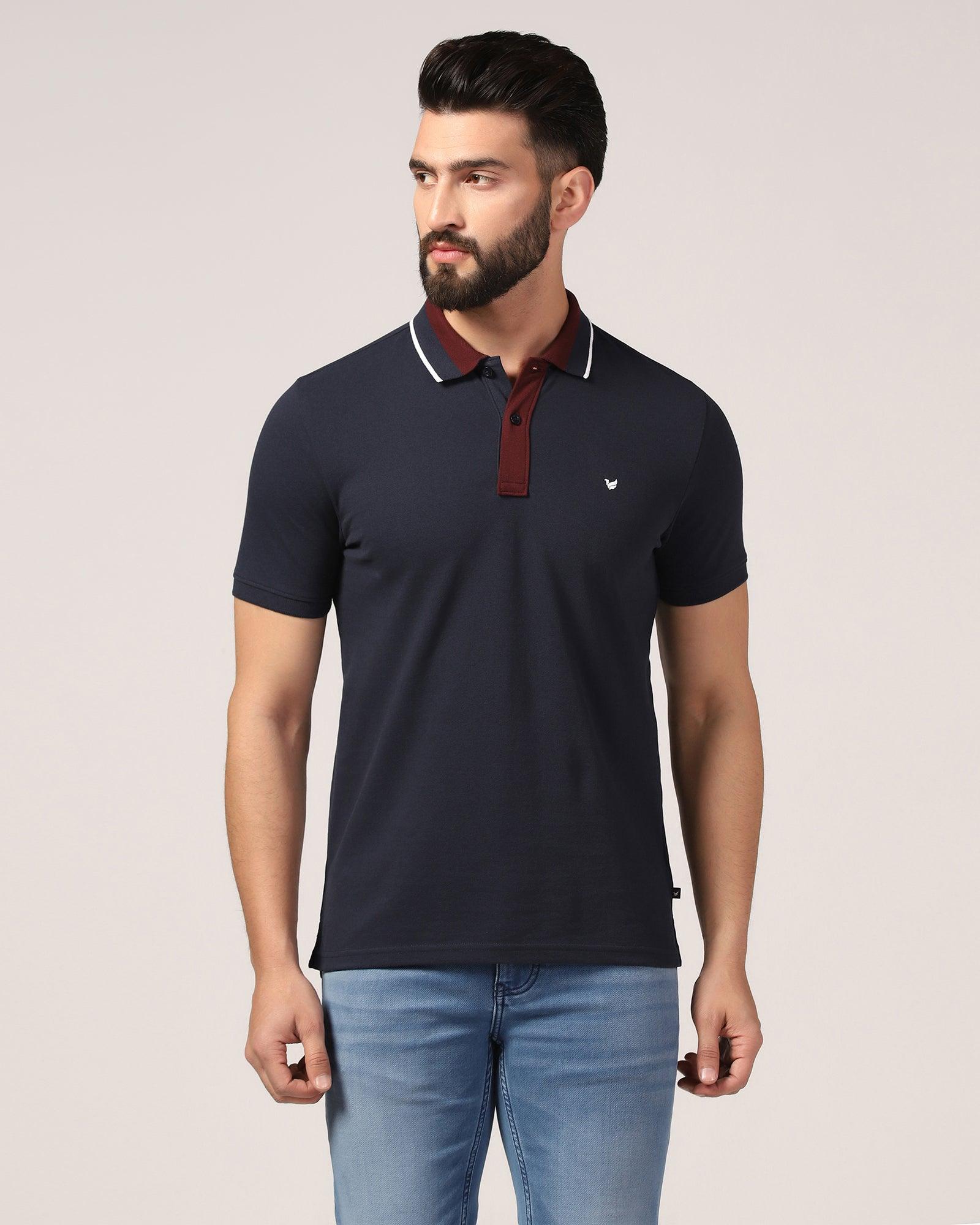 Polo Navy Solid T-Shirt - Tipper - Blackberrys